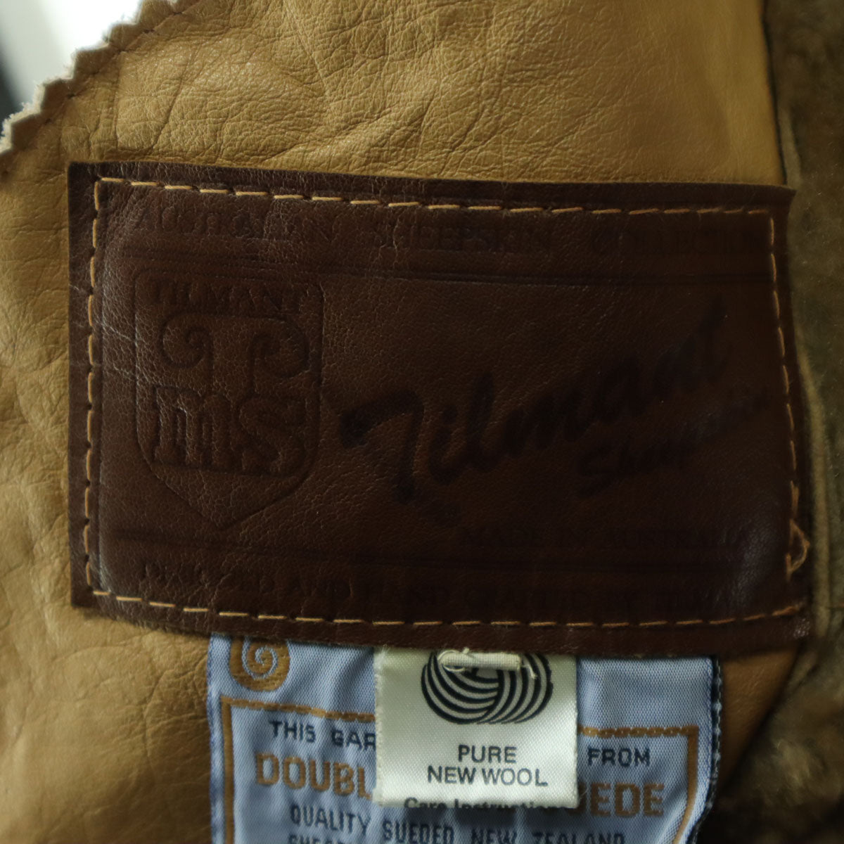 G.L.BOWRON & CO.LTD ニュージーランド製 長袖 ムートンジャケット XL ブラウン レディース