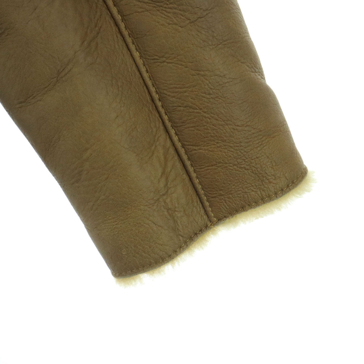 roberto massini ロベルトマッシーニ ブルガリア製 長袖 ムートンジャケット L ブラウン メンズ