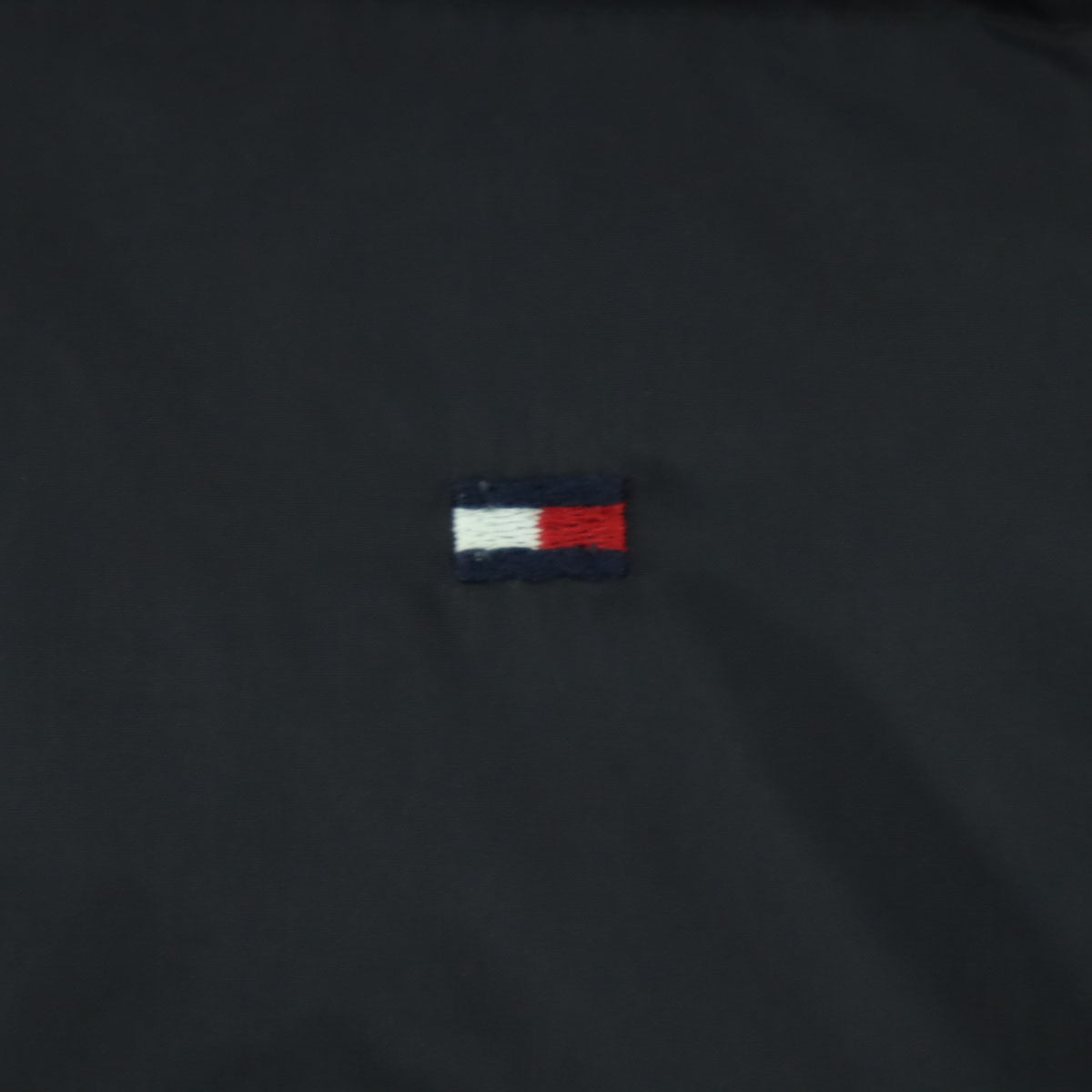 TOMMY HILFIGER トミーヒルフィガー ワンポイントロゴ 長袖 ダウンジャケット M ブラック メンズ