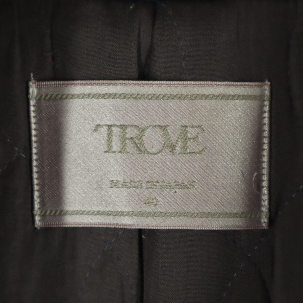 TROVE トローブ 長袖 ウール ピーコート 40 ネイビー メンズ