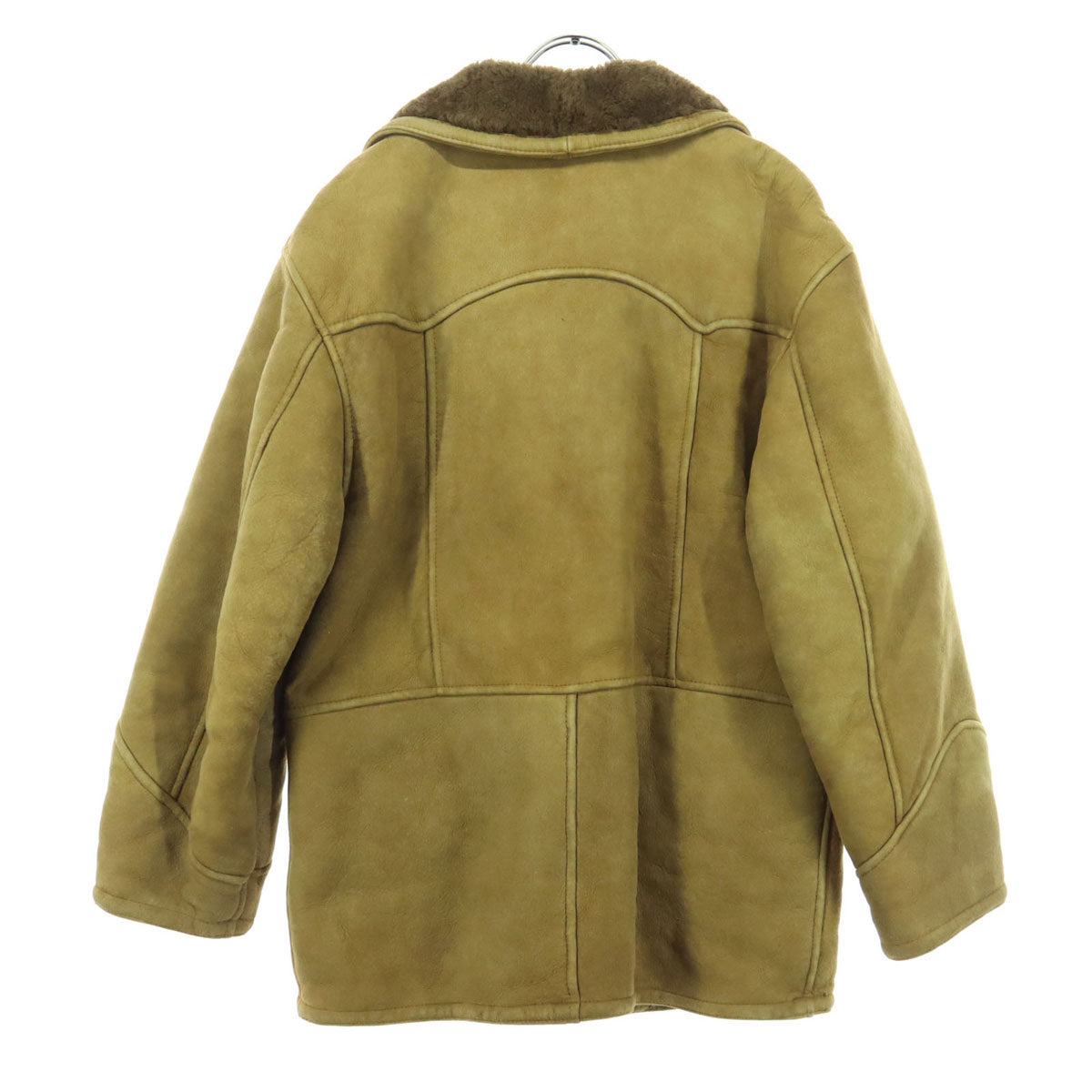 MAgLIA ROSSA 長袖 ムートンジャケット 9 ブラウン 羊革 メンズ