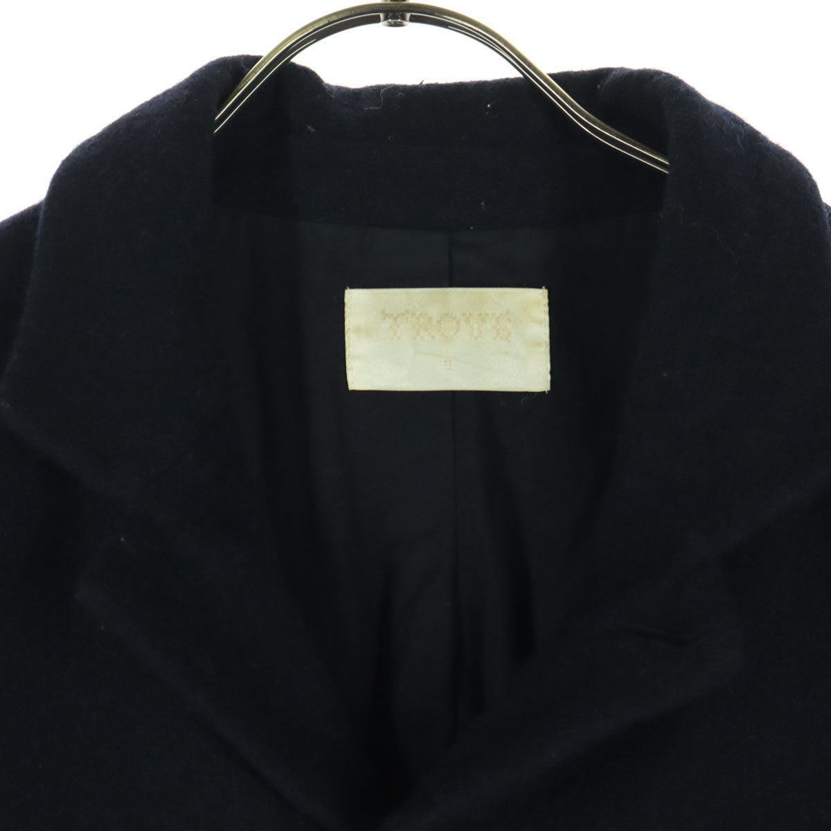 TROVE トローヴ 日本製 長袖 ロングコート 2 ブラック レディース