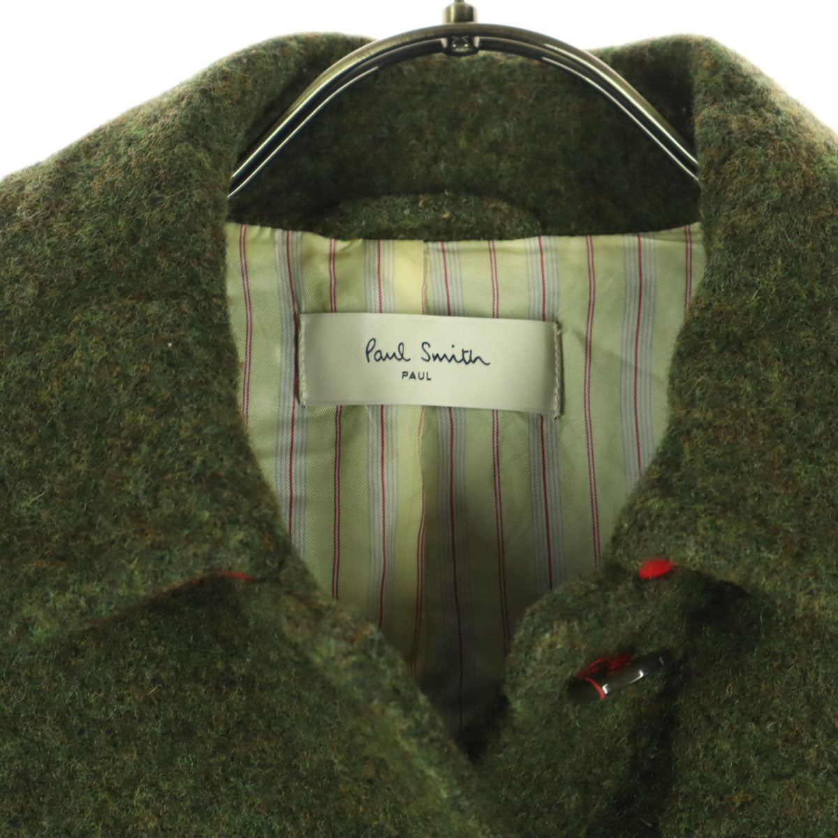 美品 Paul Smith ポールスミス ウールコート 38 カーキ レディース