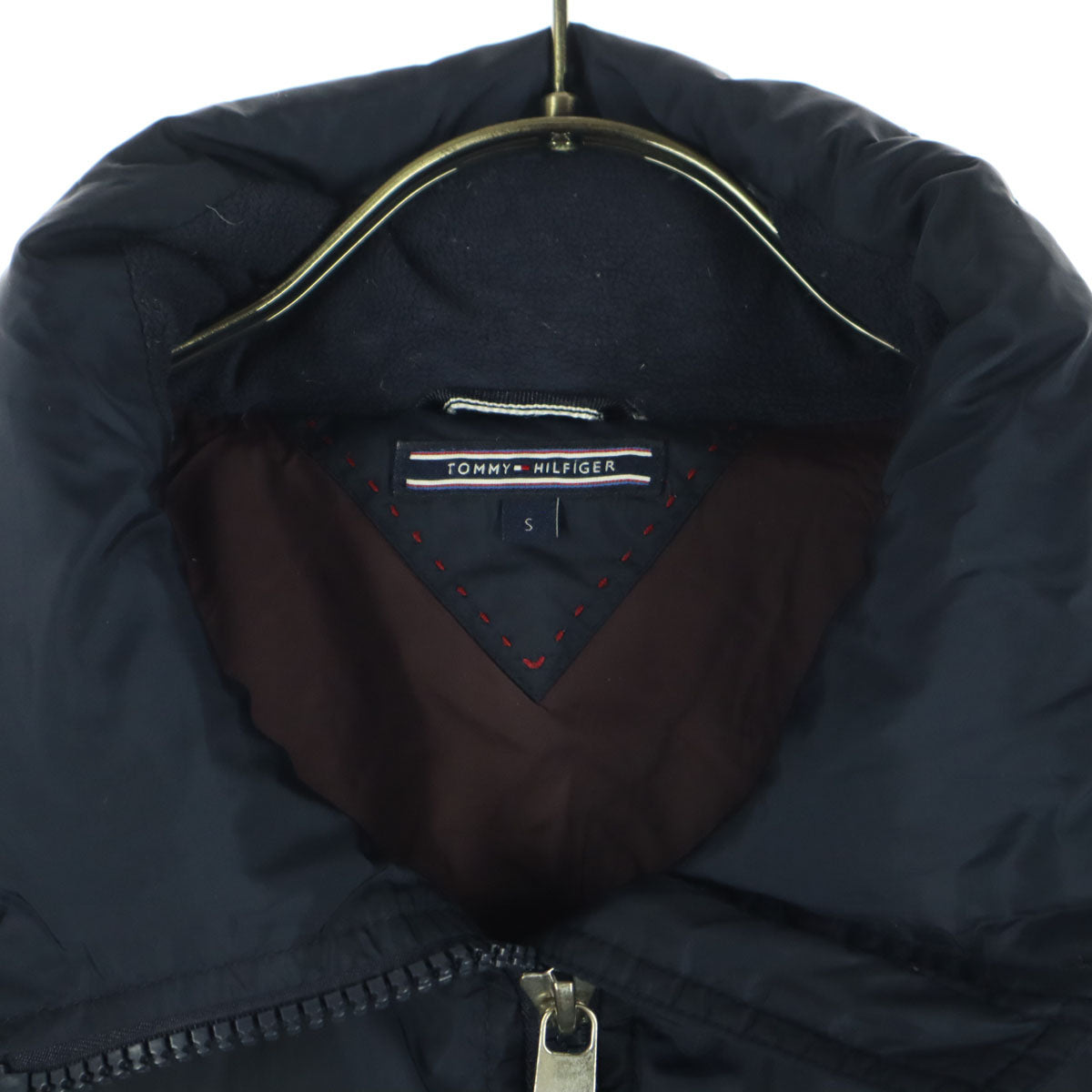 TOMMY HILFIGER トミーヒルフィガー ロング ダウンジャケット S ネイビー M162890012 レディース