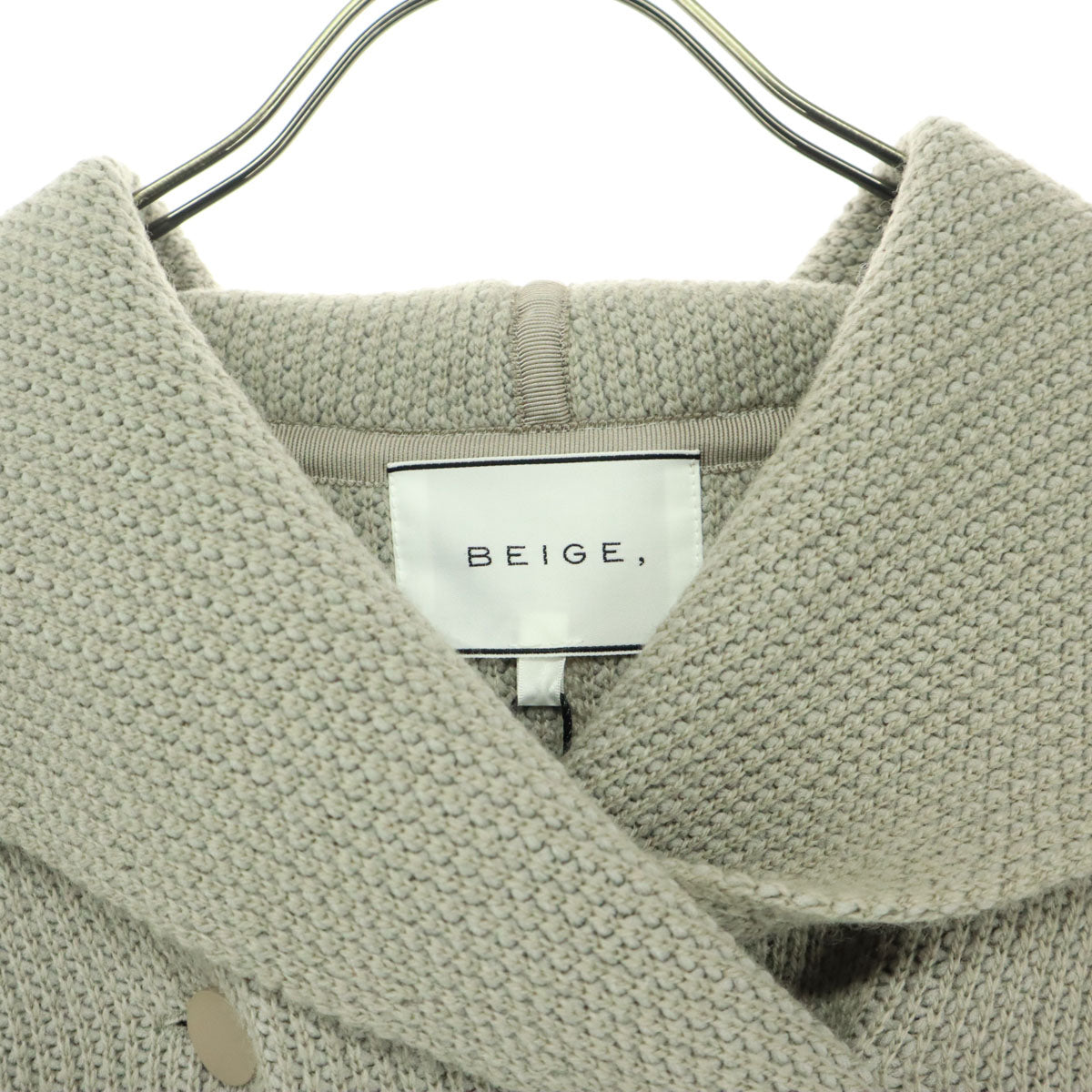 未使用 BEIGE ベイジ 長袖 ニットコート 4 ベージュ レディース