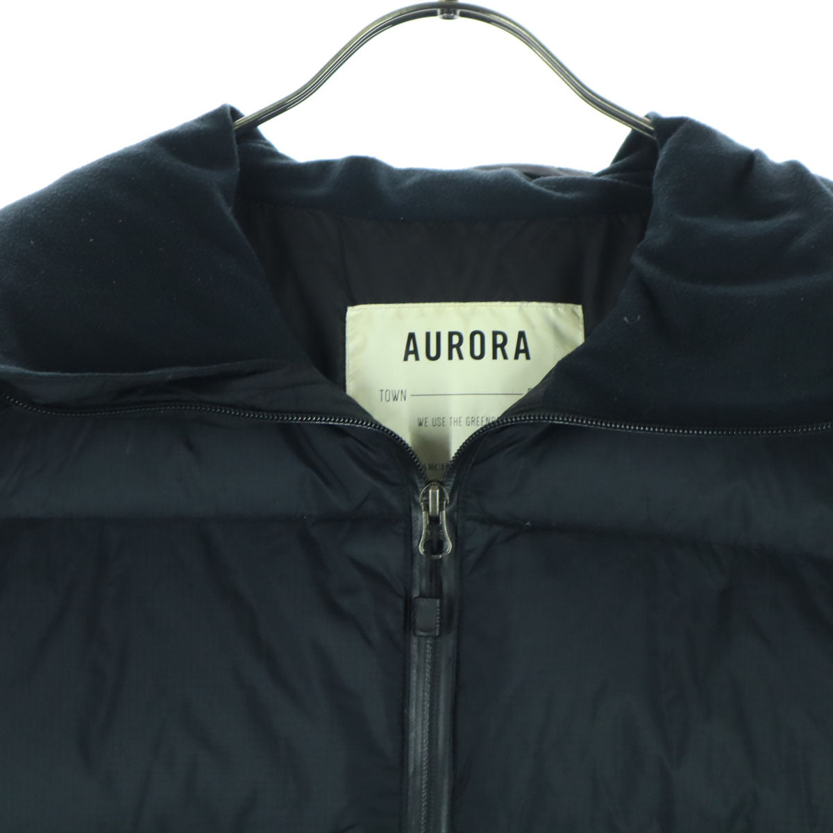 NANGA ナンガ アーバンリサーチコラボ 長袖 AURORA ダウンジャケット 36 ブラック フーディー レディース