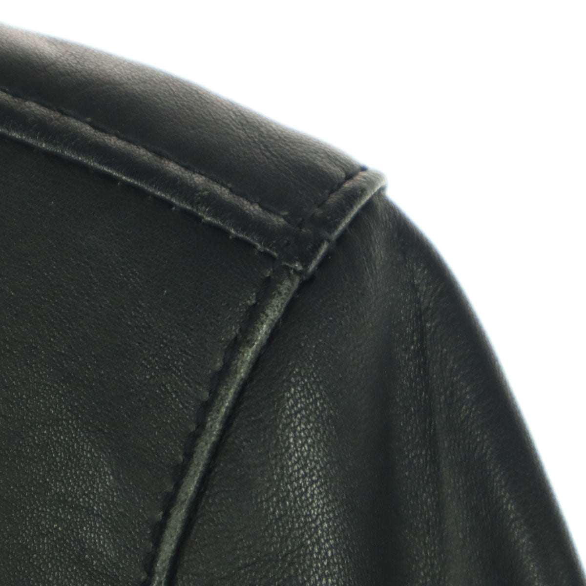 collective コレクティブ 長袖 レザー シングルライダースジャケット S ブラック 羊革 レディース