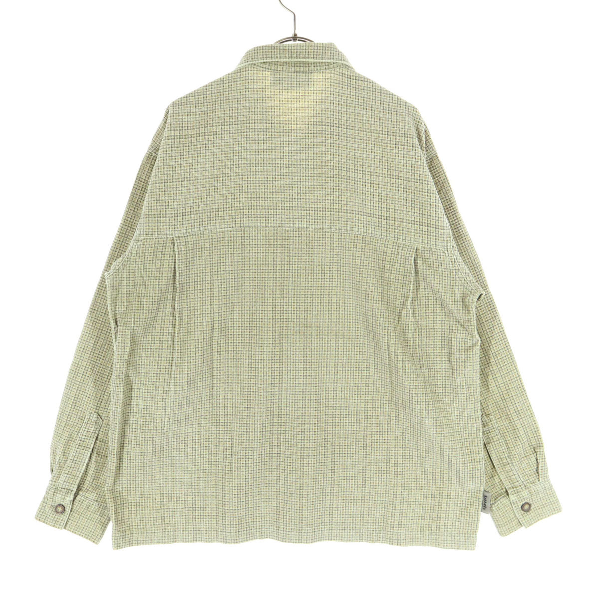 bitch ビッチ 90s オールド チェック柄 長袖 コーデュロイシャツ M ブラウン メンズ