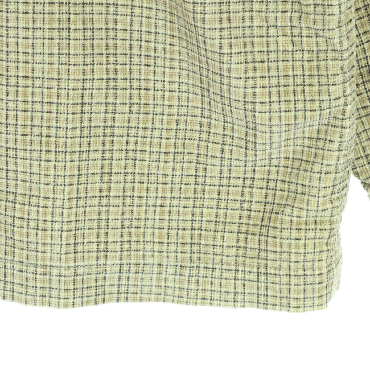 bitch ビッチ 90s オールド チェック柄 長袖 コーデュロイシャツ M ブラウン メンズ