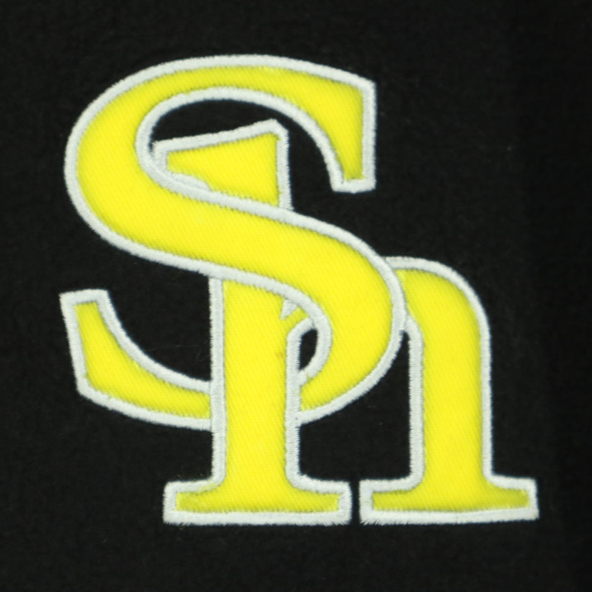 美品 Majestic マジェスティック ワンポイントロゴ 長袖 ハーフジップ フリースジャケット M ブラック メンズ