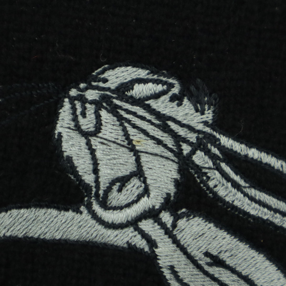 GREENCLUBS グリーンクラブ 日本製 カシミヤ混 キャラクター 長袖 セーター 4 ブラック メンズ