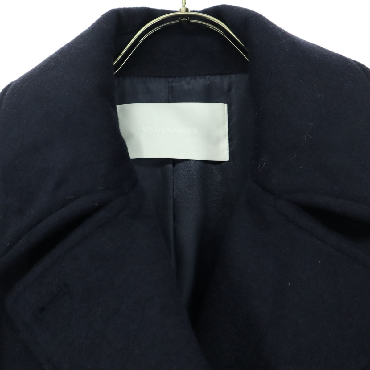 MARMARMAR マーマーマー 長袖 ピーコート ブラック ショート丈 レディース