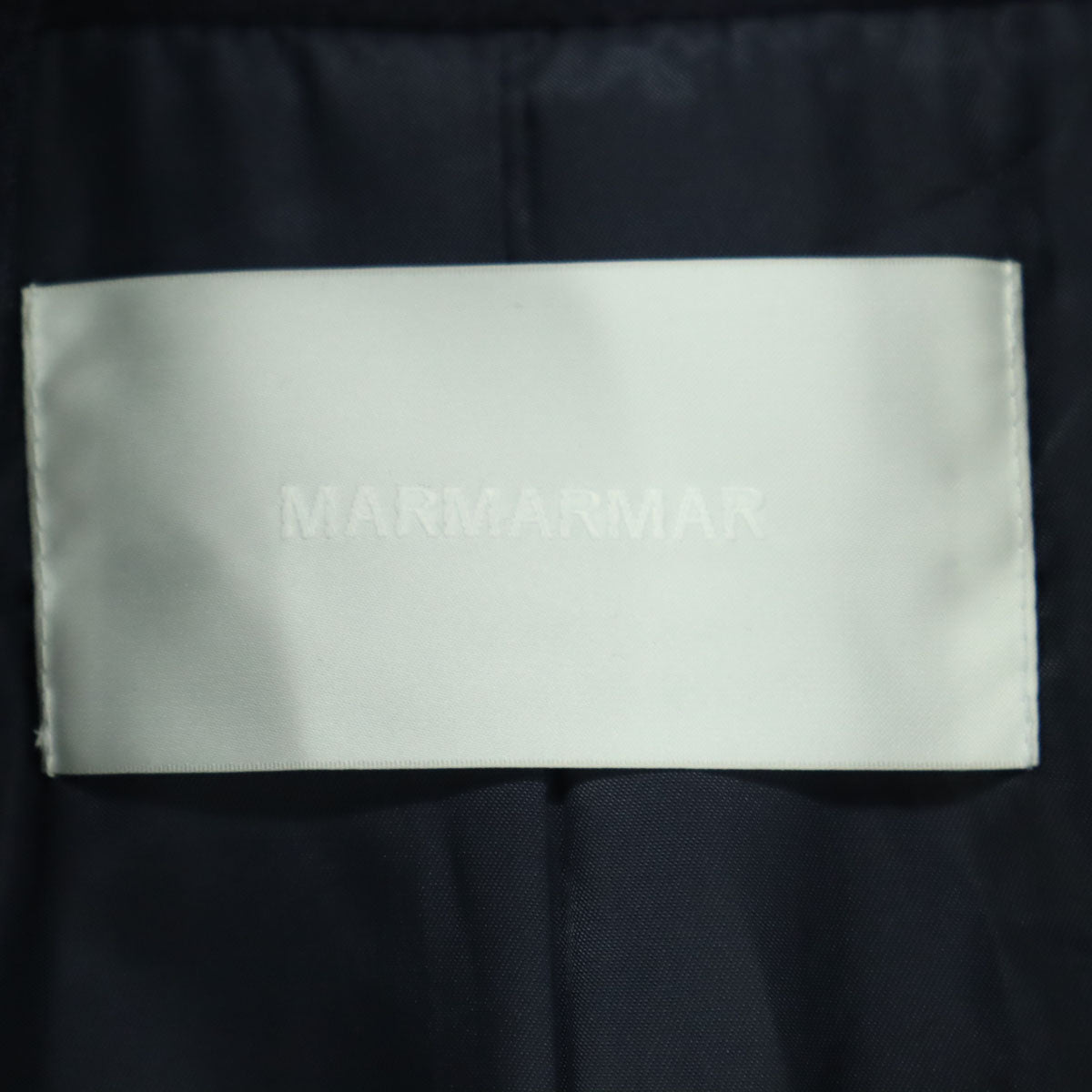 MARMARMAR マーマーマー 長袖 ピーコート ブラック ショート丈 レディース