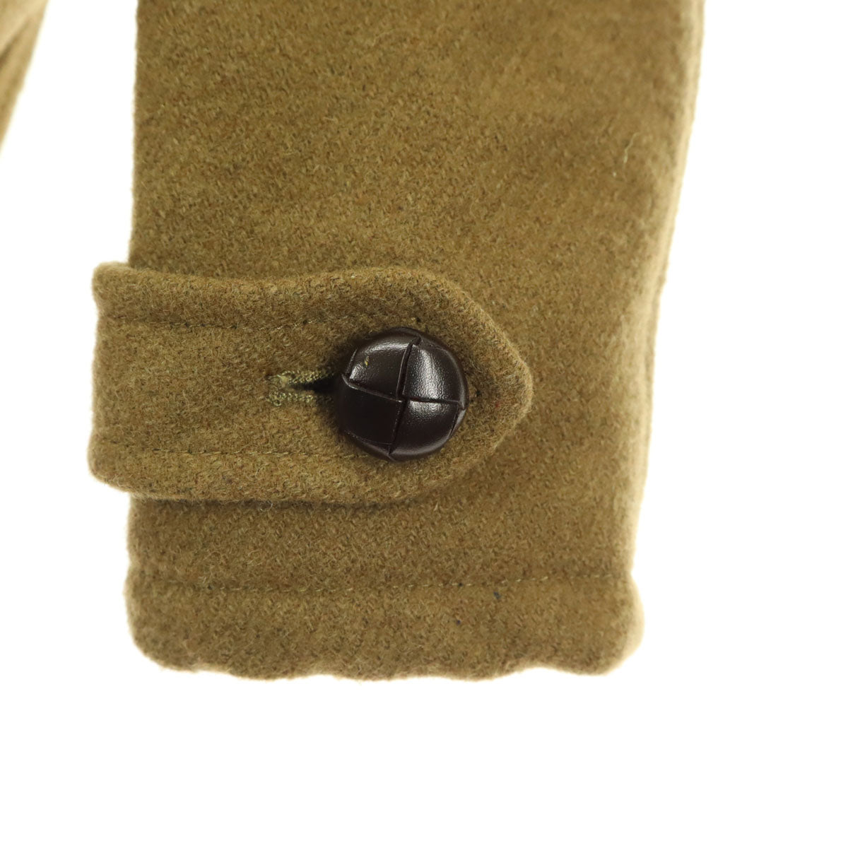 美品 nano universe ナノユニバース THERMOLITE 長袖 ウールコート L ブラウン メンズ