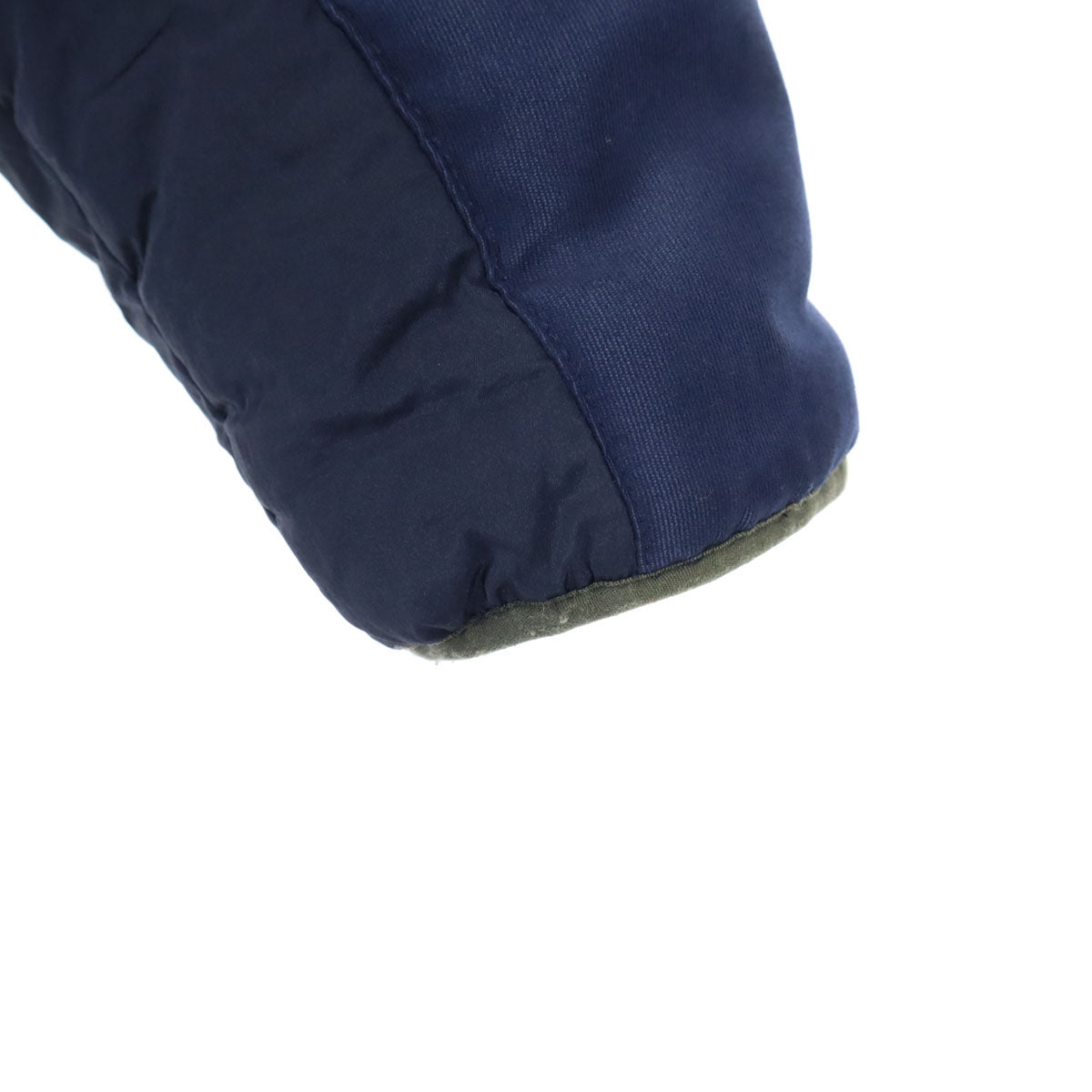 goslow caravan ゴースローキャラバン ロゴ 長袖 フード 中綿ジャケット 3 ブルー メンズ