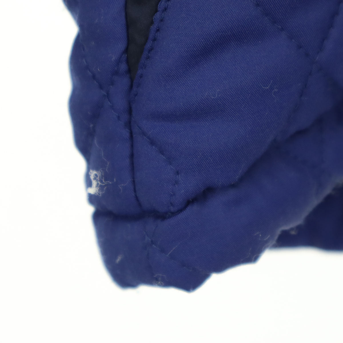 goslow caravan ゴースローキャラバン ロゴ 長袖 フード 中綿ジャケット 3 ブルー メンズ