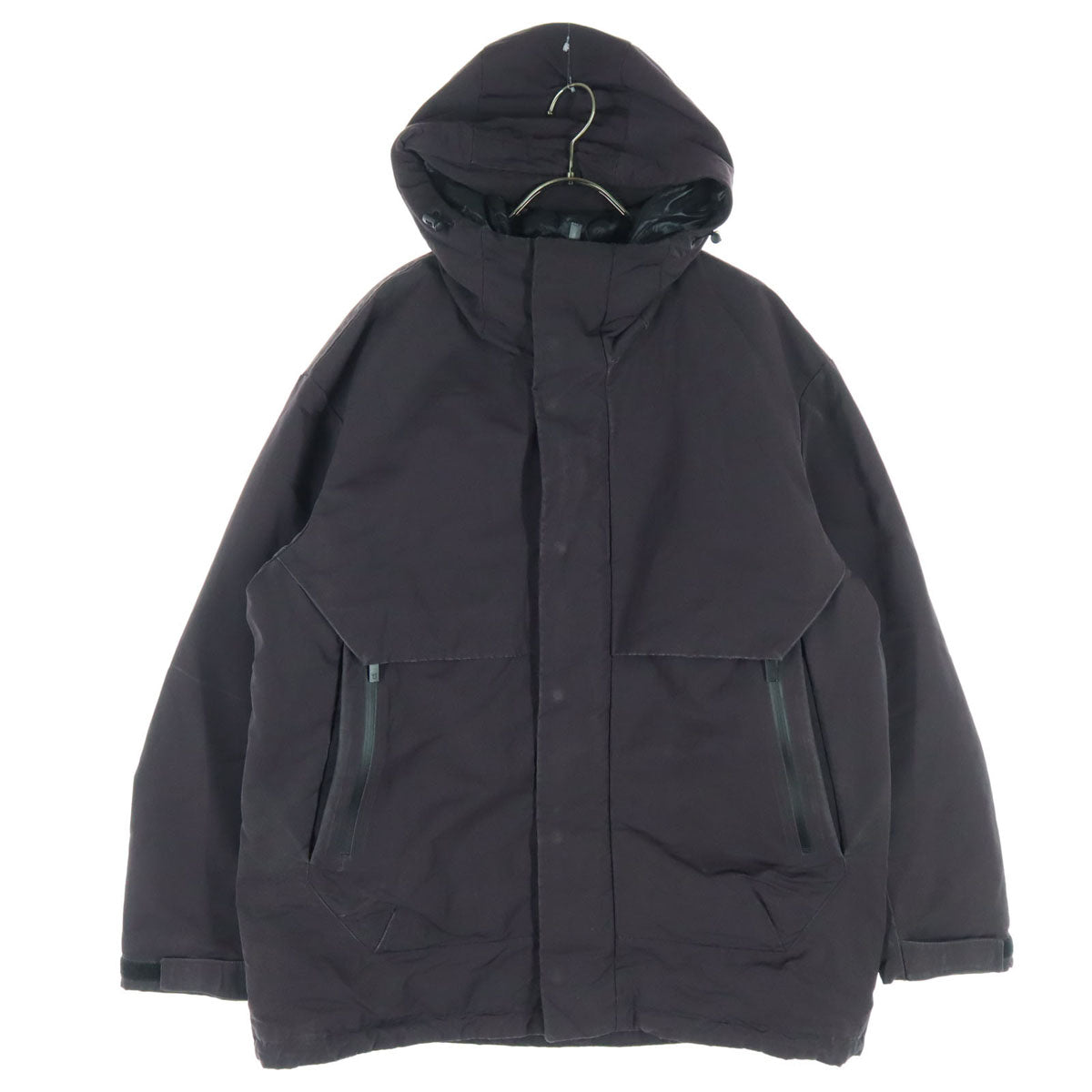 UNIQLO +J ユニクロ プラスジェイ 長袖 フード付き ダウンジャケット M ブラウン メンズ