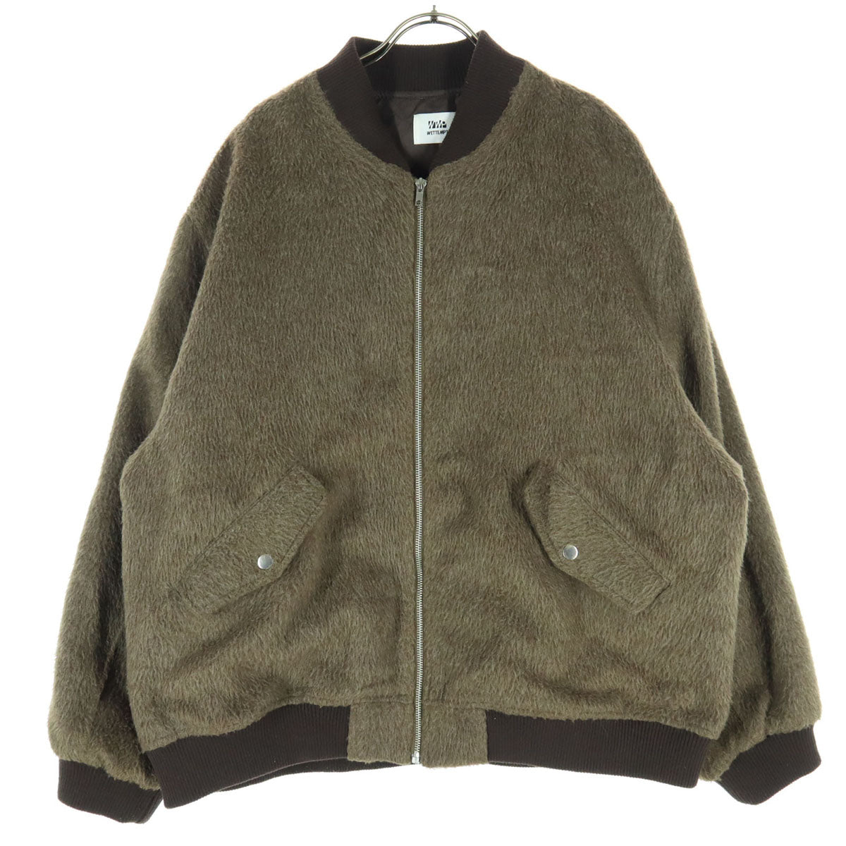 WETTEMPT ウィテンプト 長袖 フェイクファー ブルゾン L ブラウン メンズ