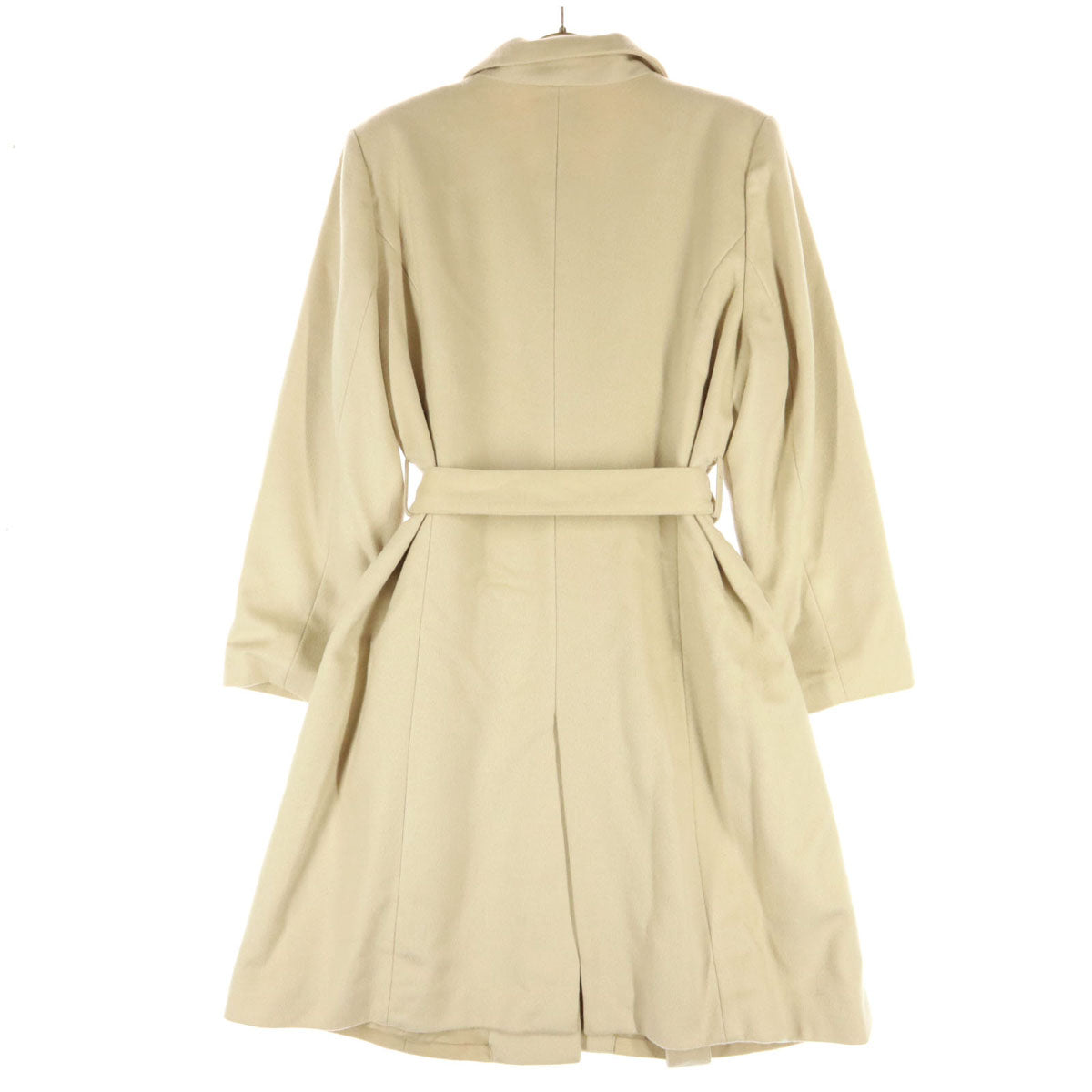 tesera テセラ カシミヤ 長袖 ベルト付き ロングコート 3L ベージュ系 レディース