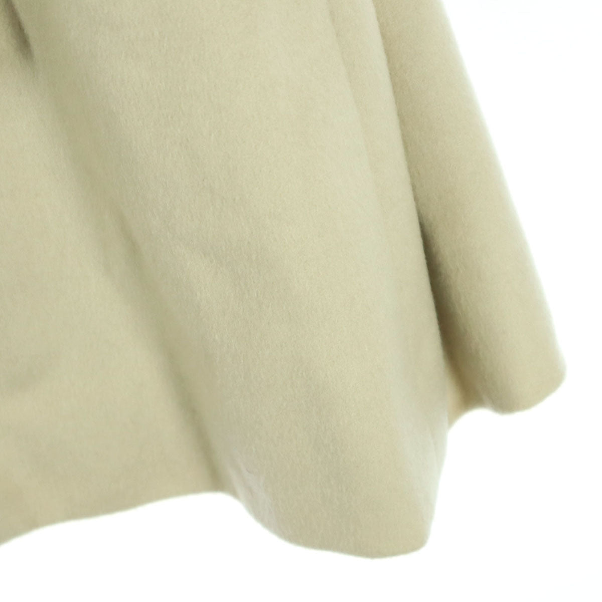 tesera テセラ カシミヤ 長袖 ベルト付き ロングコート 3L ベージュ系 レディース