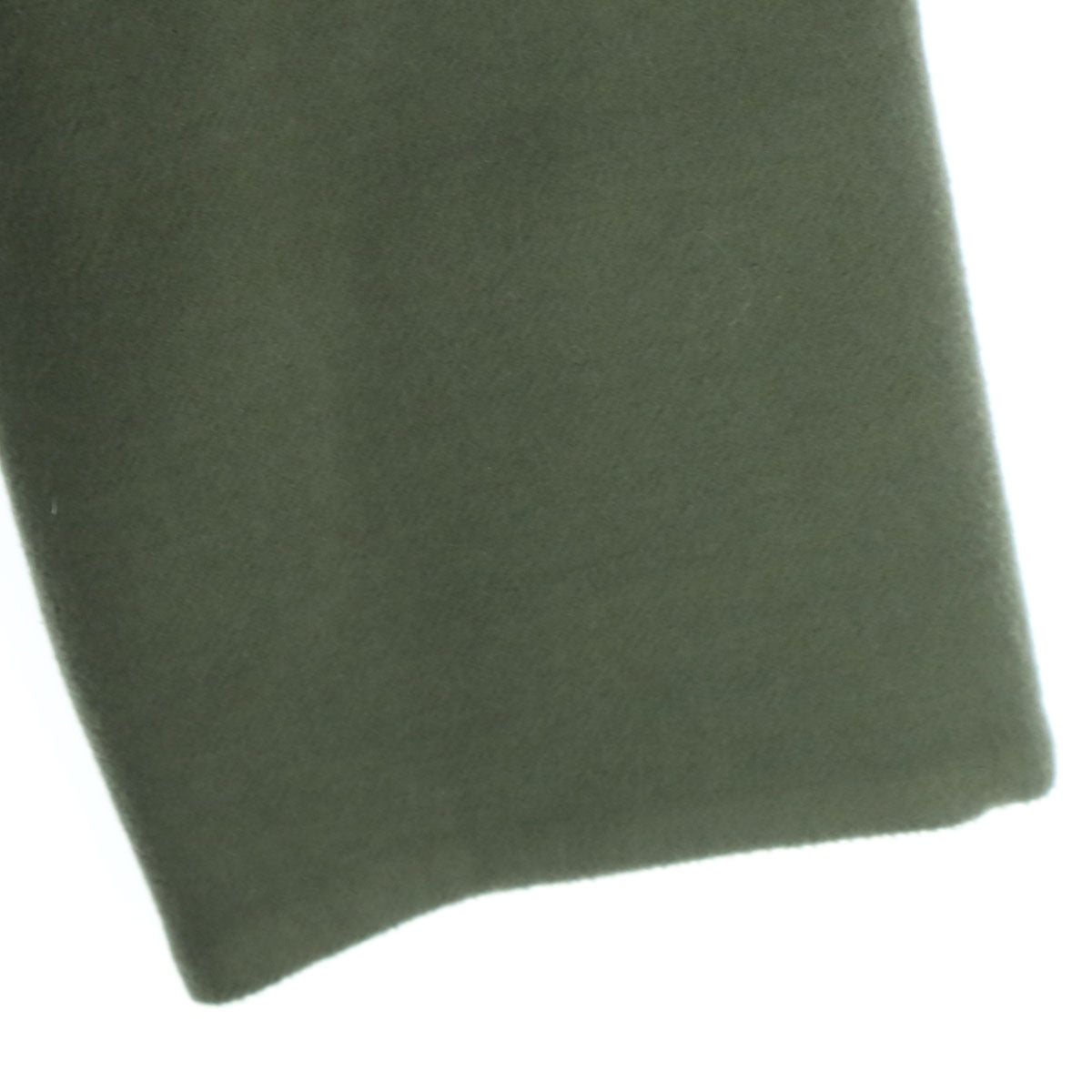 美品 Curensology カレンソロジー 長袖 ベルト付き ノーカラー ガウンコート F カーキ レディース