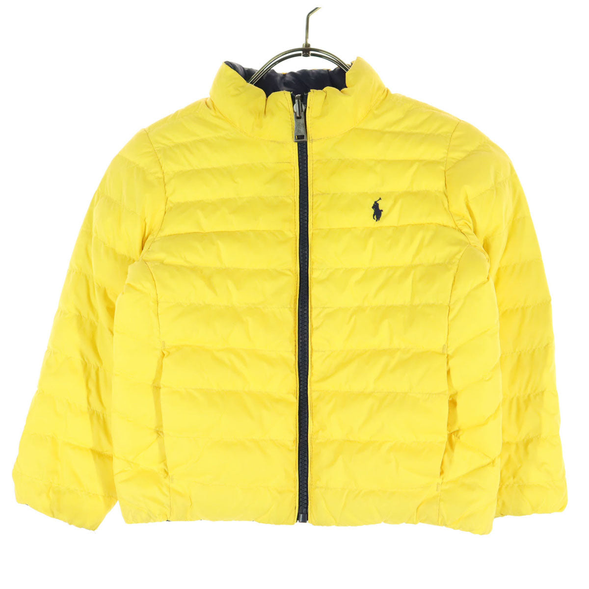 POLO ポロ リバーシブル 中綿ジャケット 110 イエロー RALPH LAUREN ネイビー キッズ
