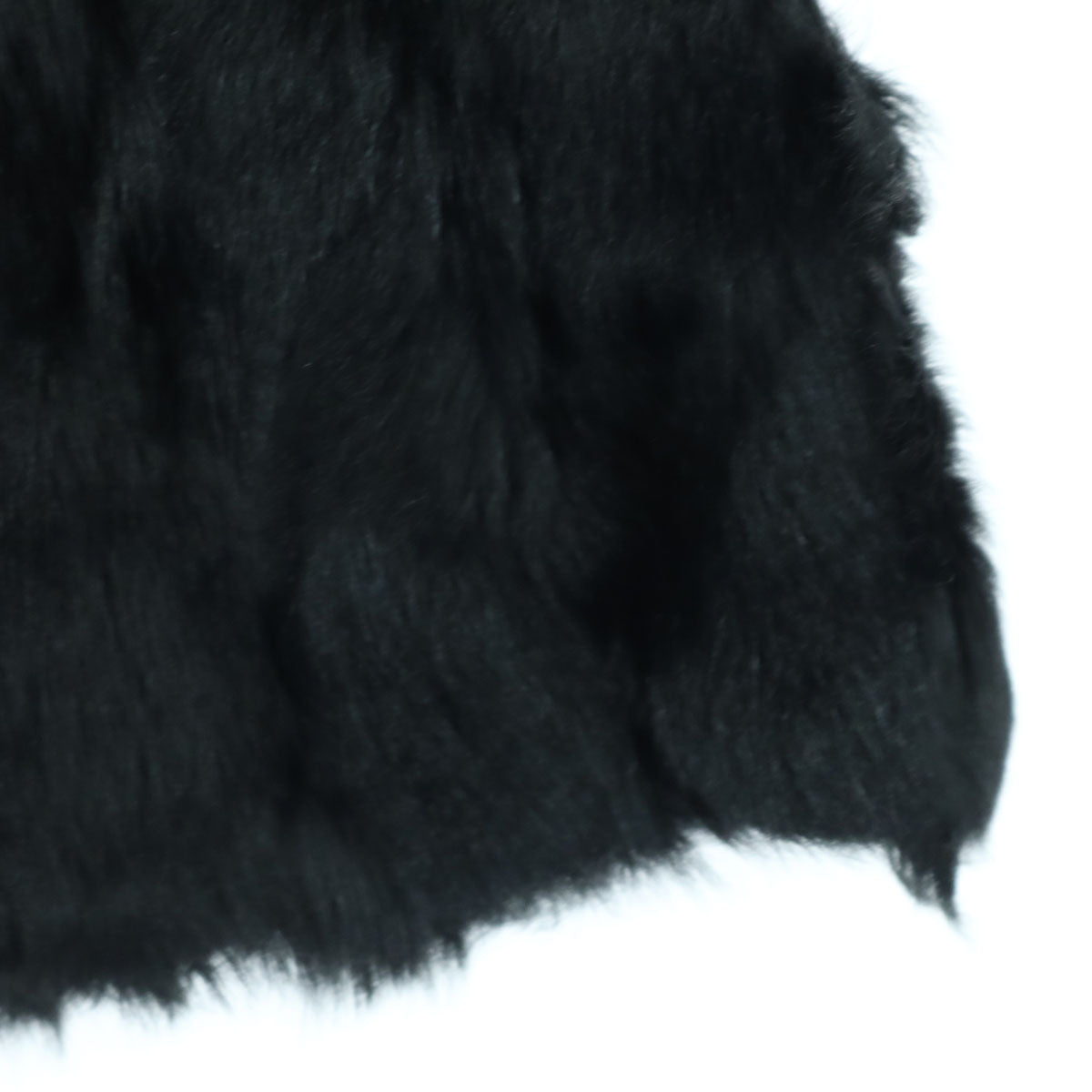 美品 ＆ｂｙP&D アンドバイピンキーアンドダイアン 長袖 毛皮コート 38 ブラック レディース