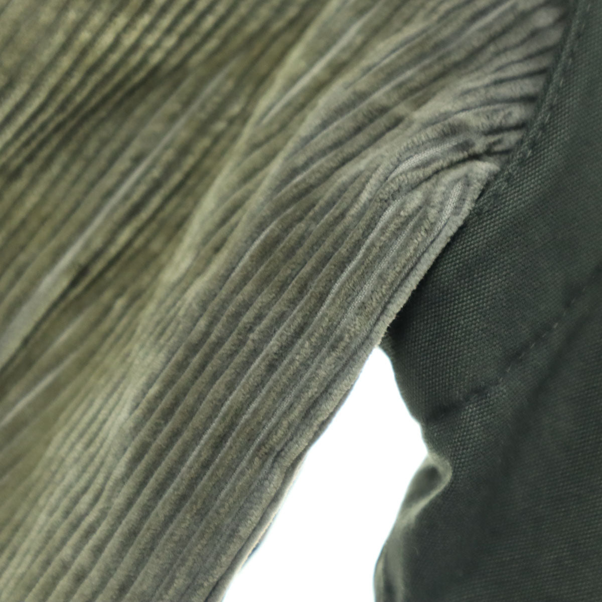 MEMBERS ONLY メンバーズオンリー 80s ヴィンテージ 重ね着風 コーデュロイジャケット 42 グレー メンズ