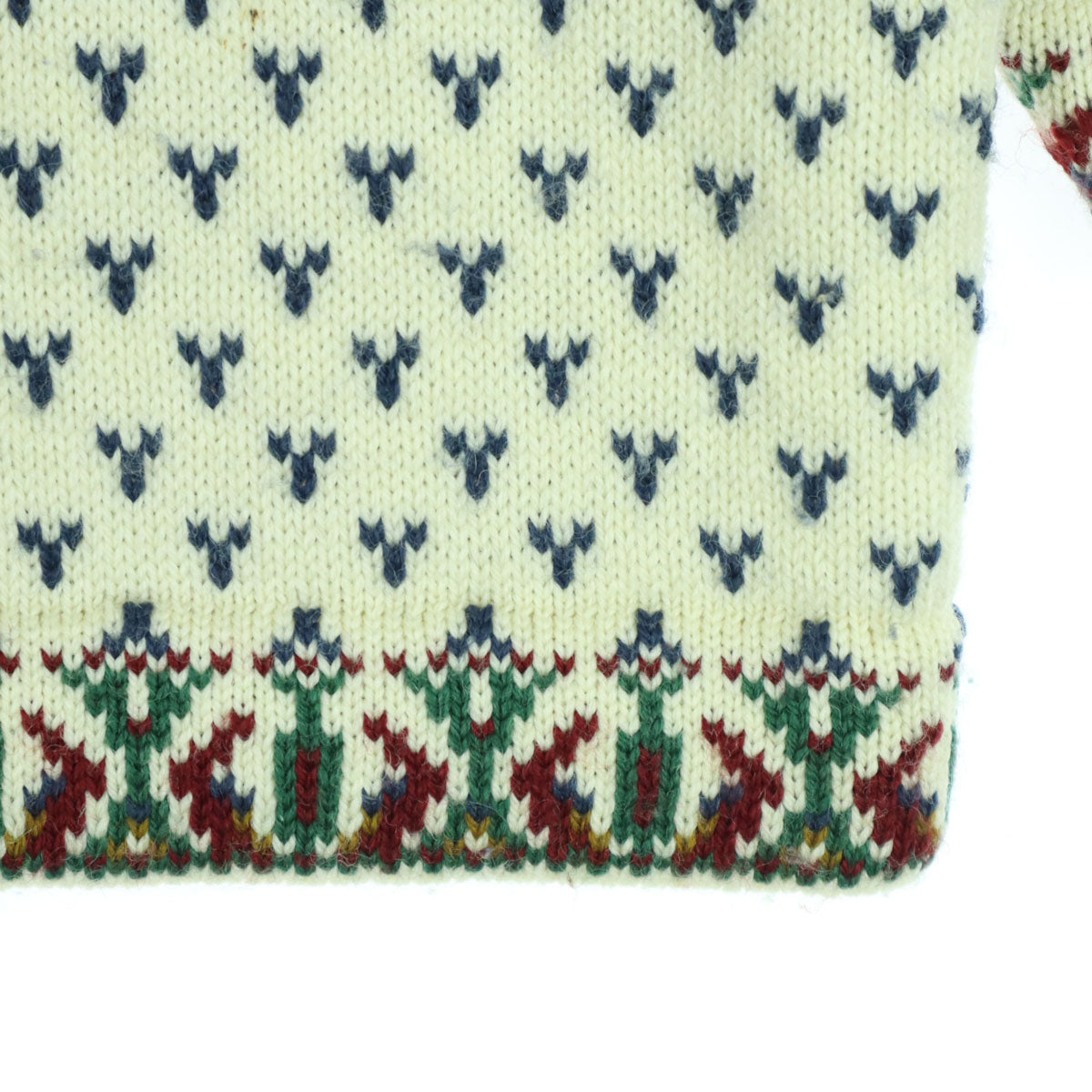 norstrikk ノルドストリック ノルウェー製 フェアアイル柄 メタルフック カーディガン Ｍ ホワイト系 ノルディック メンズ