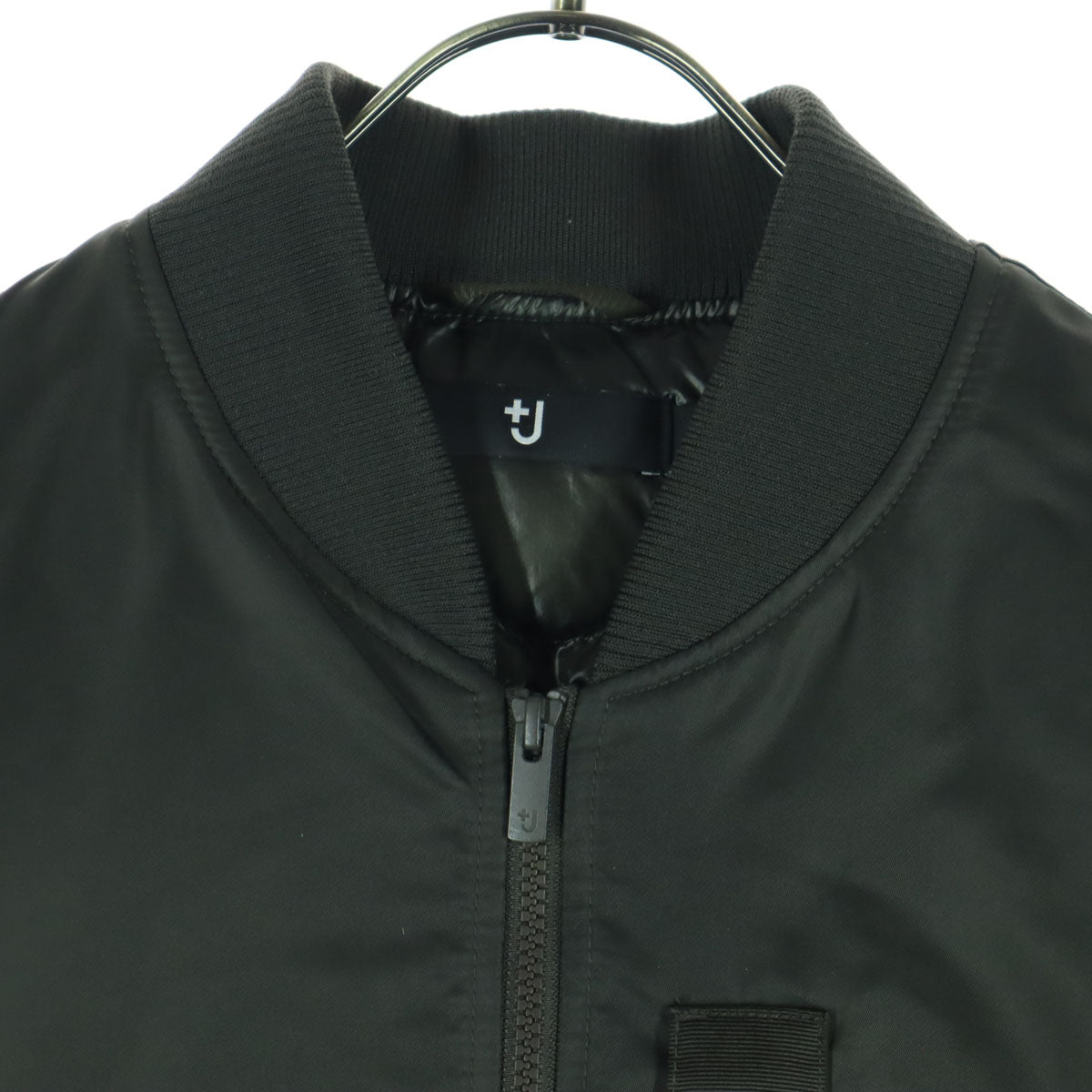 UNIQLO +J ユニクロ プラスジェイ 長袖 MA-1タイプ ダウンジャケット L カーキ フライトジャケット ブルゾン メンズ