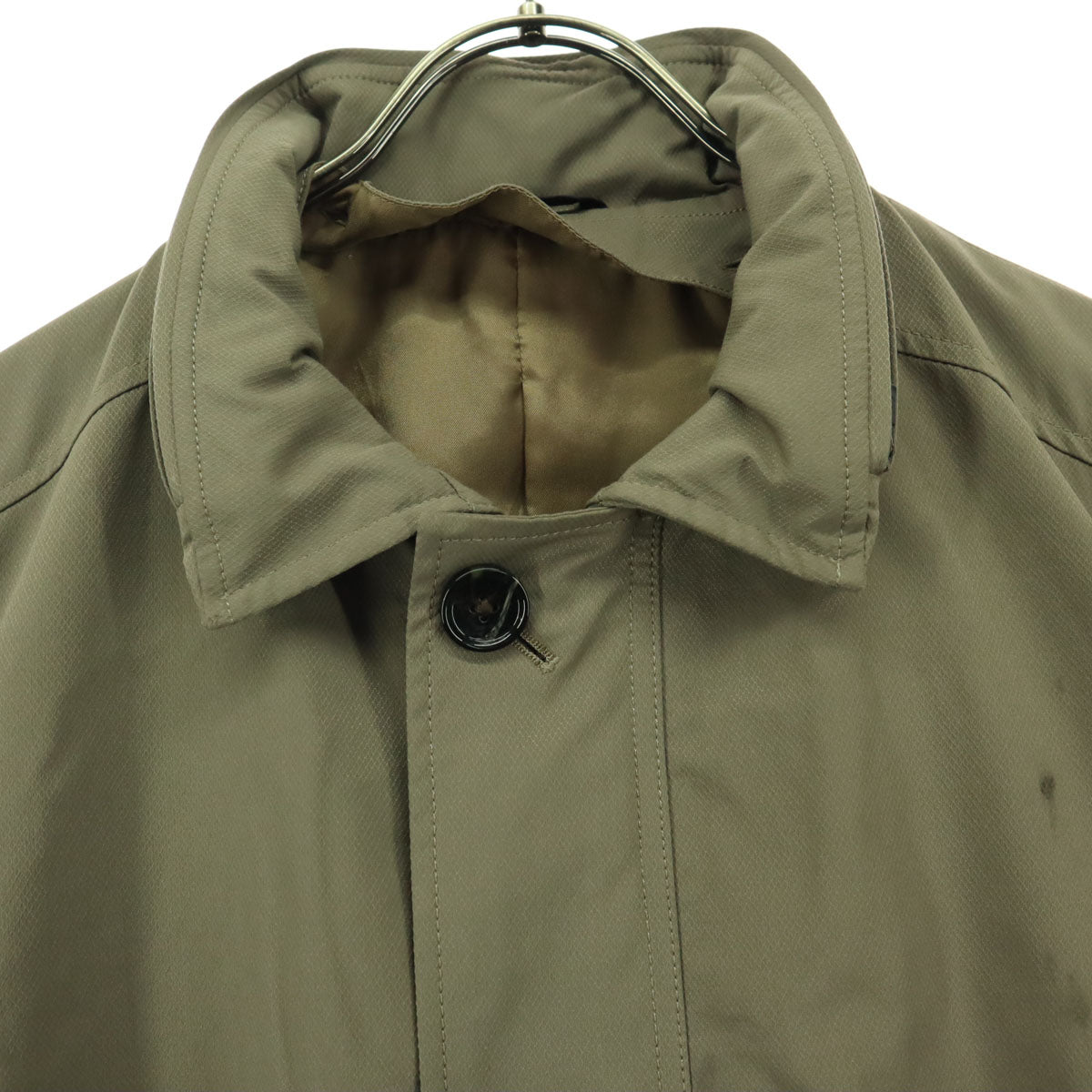 STUDIO by D'URBAN スタジオバイダーバン 長袖 ダウンコート M カーキ フード収納 メンズ