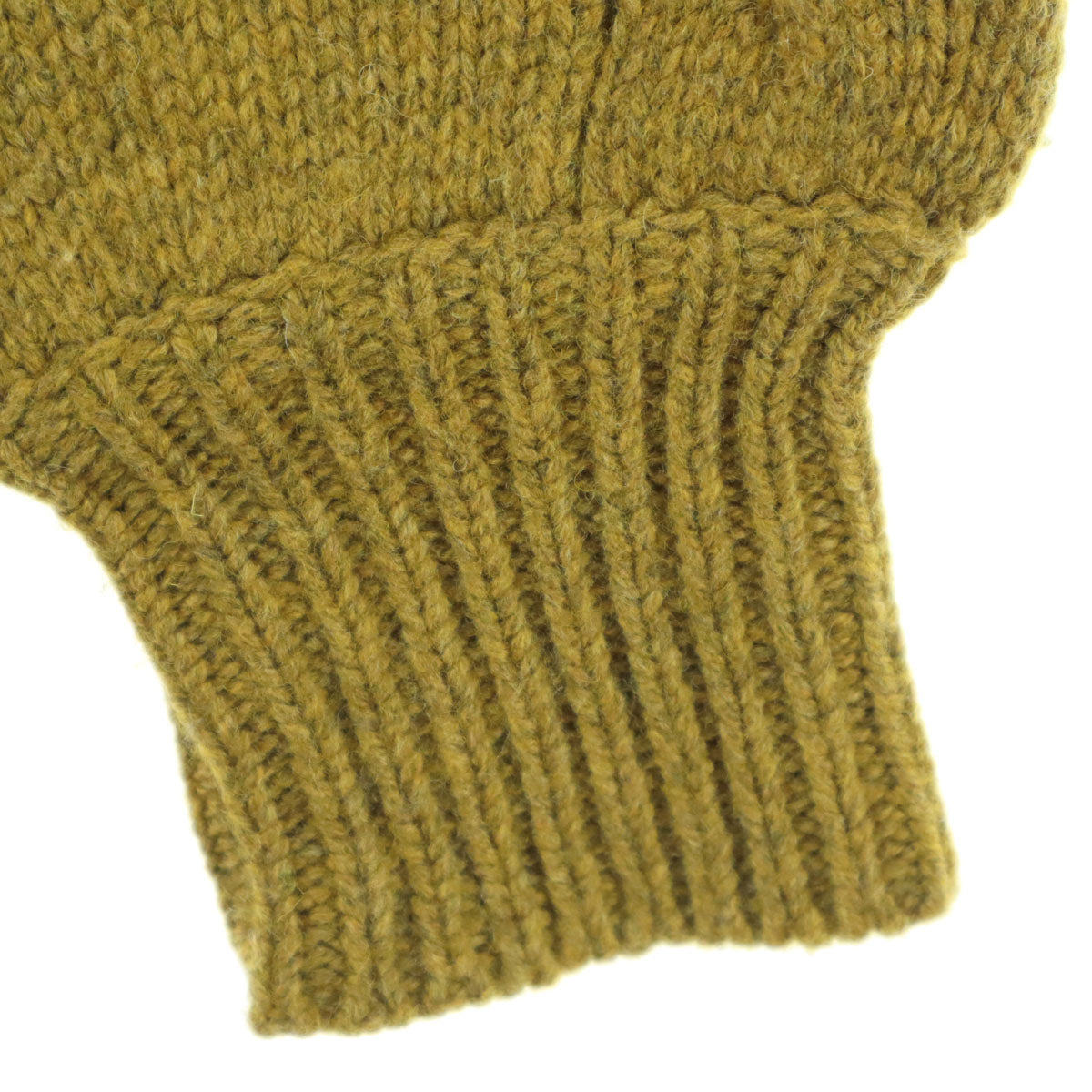 美品 CLANE クラネ ケーブル網 長袖 ニット 1 イエロー レディース