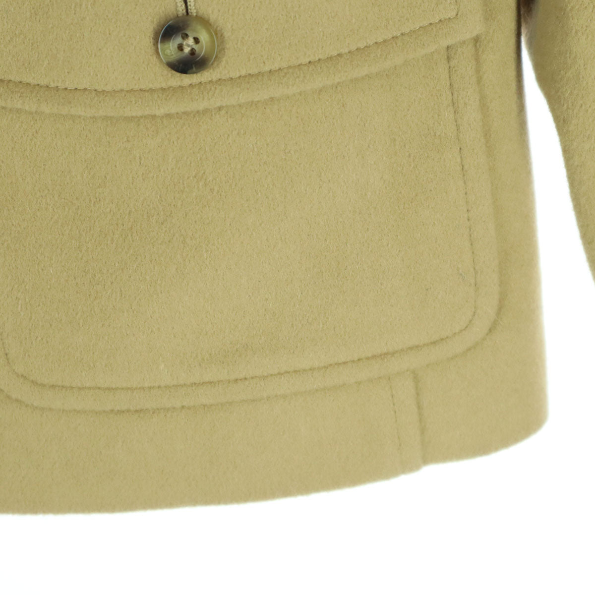 美品 L.L.Bean エルエルビーン 長袖 ショート丈 サファリジャケット S ブラウン レディース