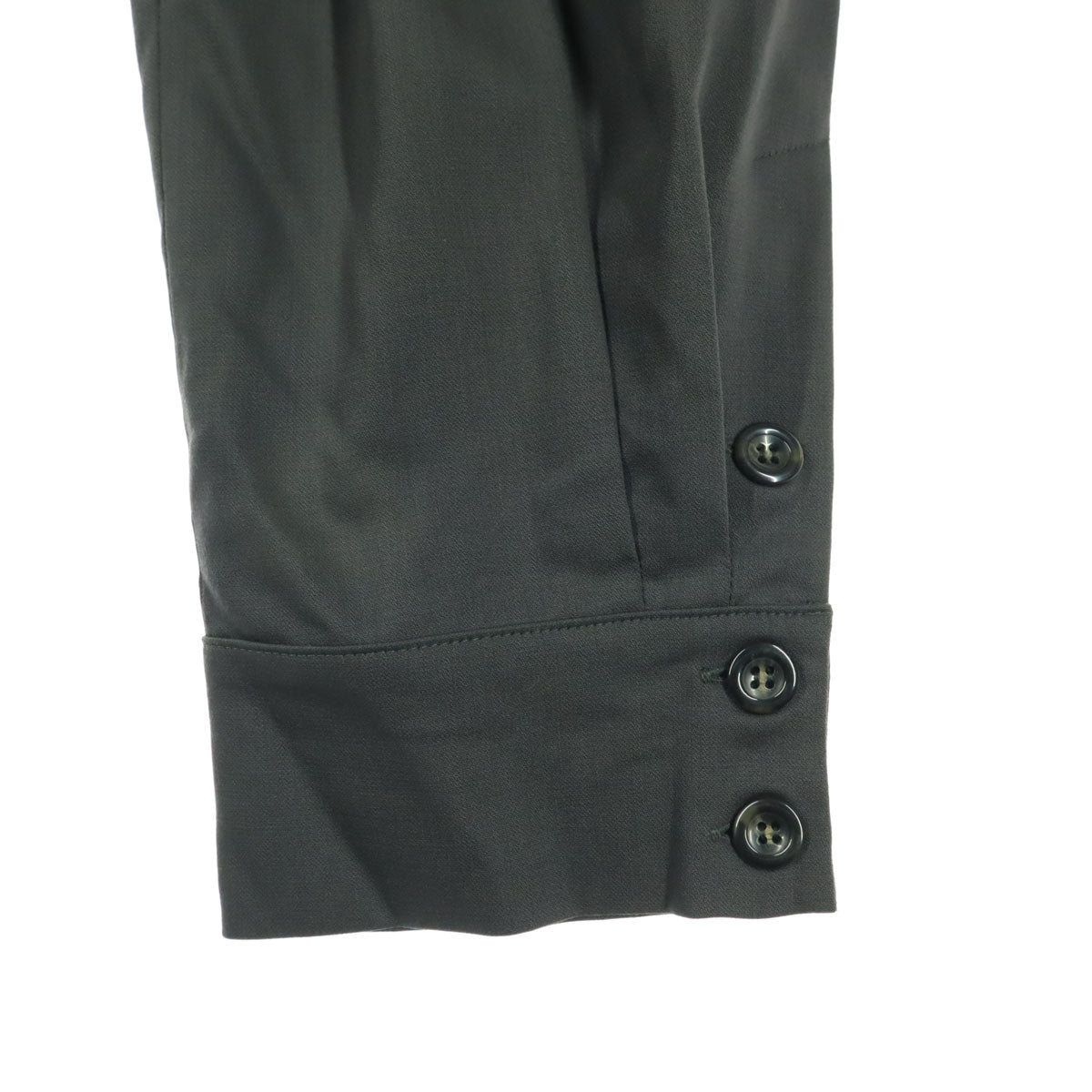 美品 SPORTMAX スポーツマックス ポルトガル製 ウール スラックスパンツ 36 グレー レディース