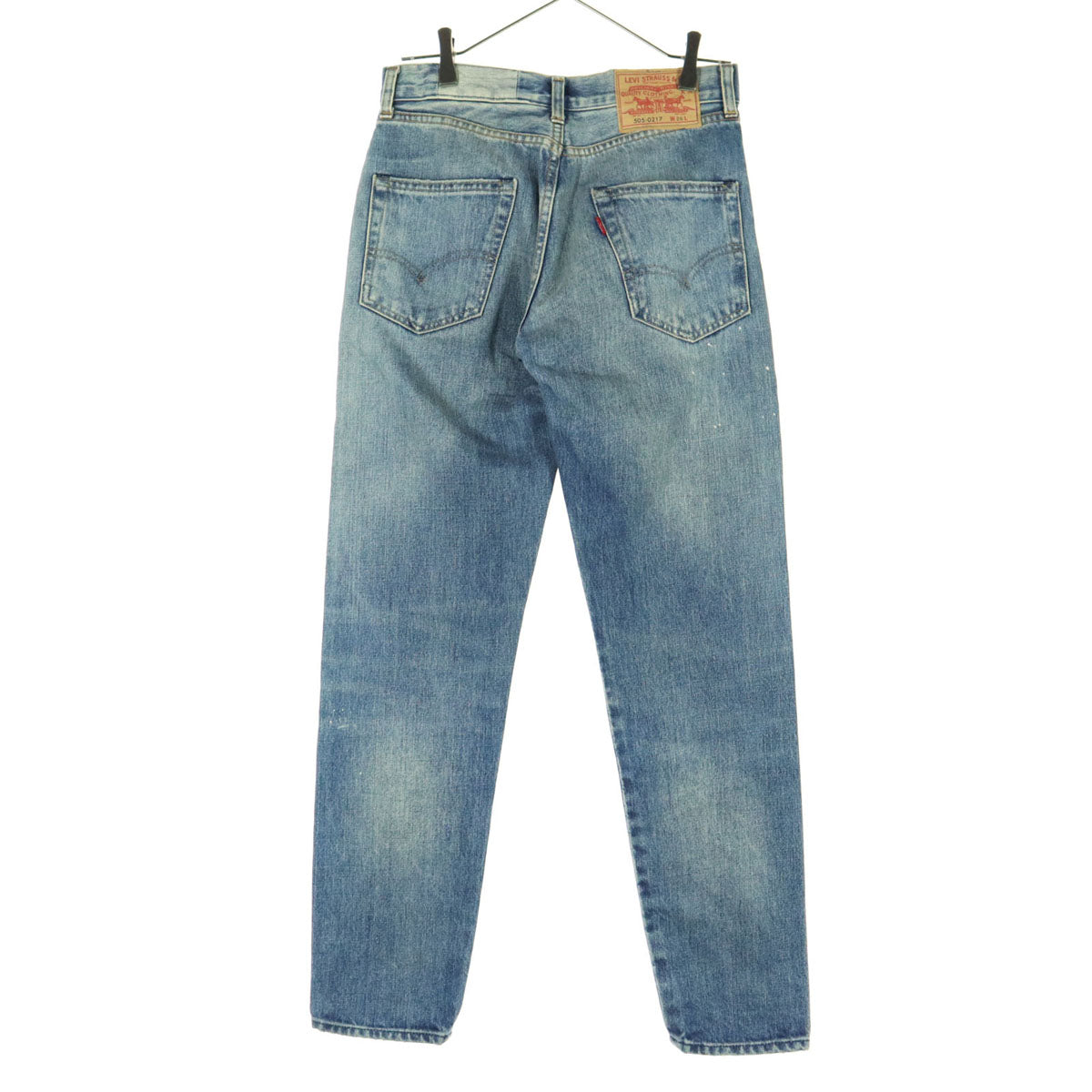 Levi's リーバイス 50-0217 LVC ダメージ加工 スリムデニムパンツ w26 ブルー ヴィンテージクロッシング レディース