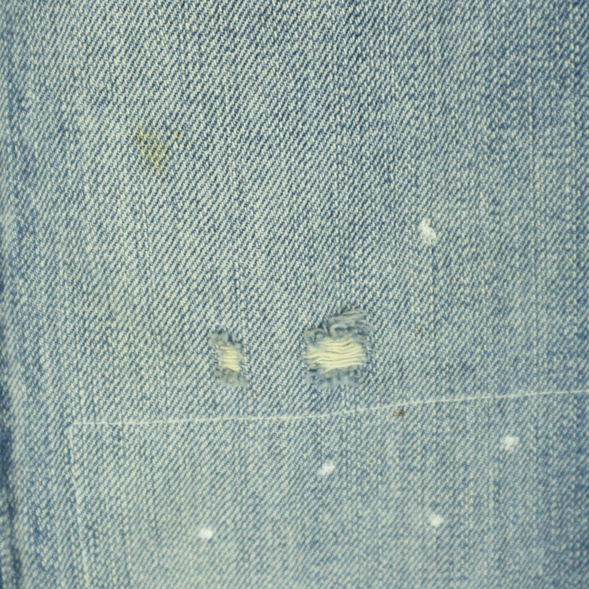 Levi's リーバイス 50-0217 LVC ダメージ加工 スリムデニムパンツ w26 ブルー ヴィンテージクロッシング レディース