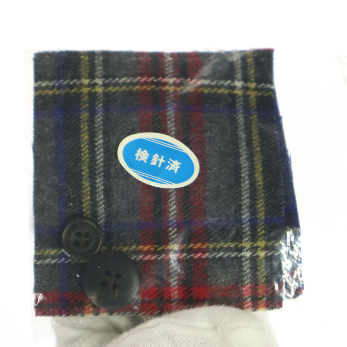 美品 Psycho Bunny サイコバニー 日本製 チェック柄 長袖 ブレザー M グレー系 メンズ