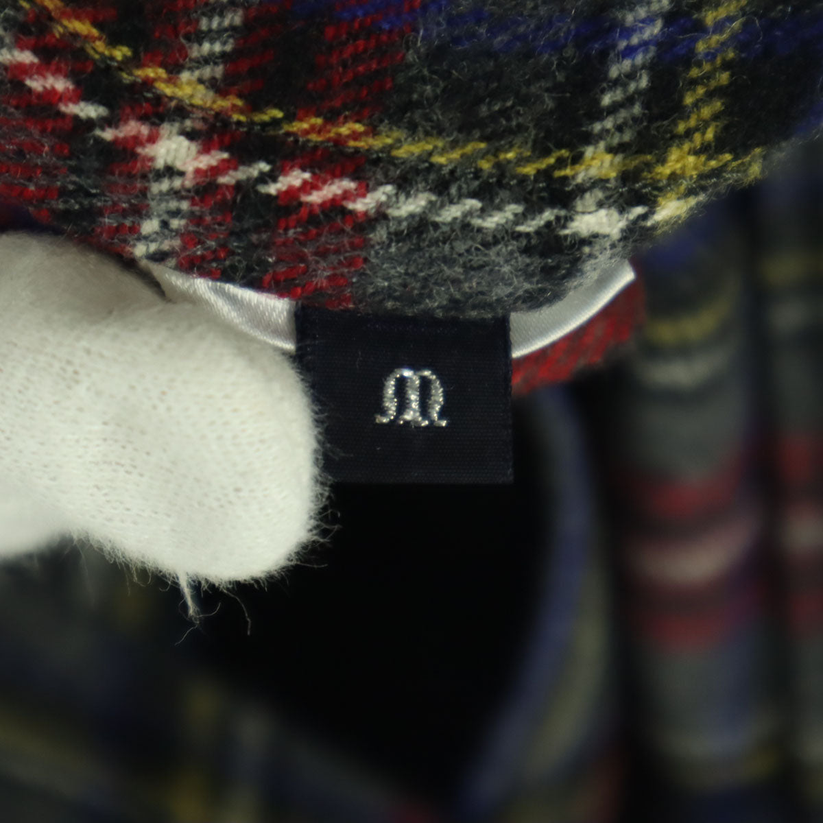 美品 Psycho Bunny サイコバニー 日本製 チェック柄 長袖 ブレザー M グレー系 メンズ