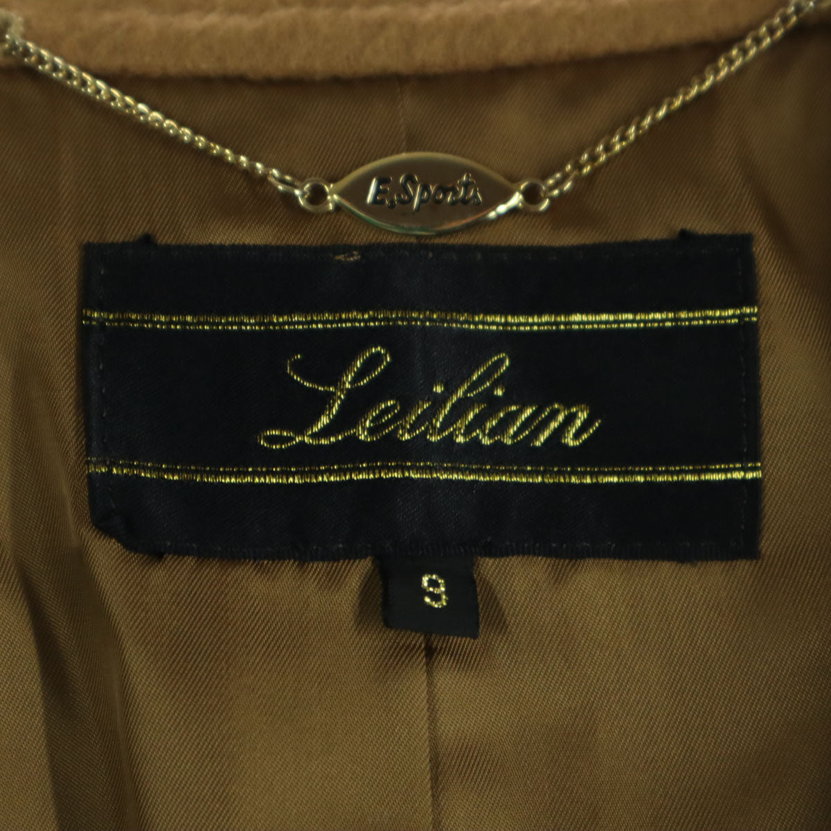 美品 Leilian レリアン カシミヤ ロングコート 9 ブラウン レディース