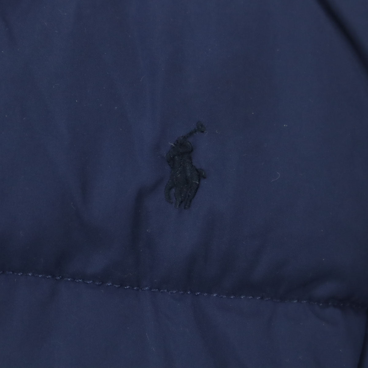 RALPH LAUREN ラルフローレン ワンポイントロゴ 長袖 ダウンジャケット 120 ネイビー キッズ