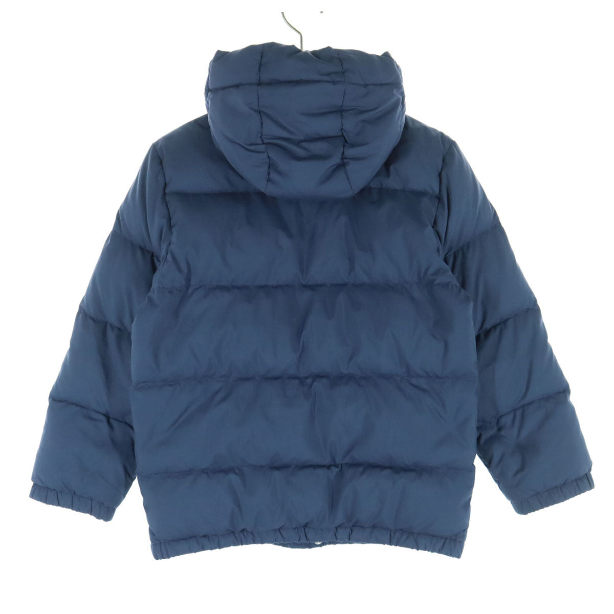 POLO RALPH LAUREN ポロラルフローレン ワンポイントロゴ ツートンカラー 長袖 ダウンジャケット 140 ネイビー キッズ