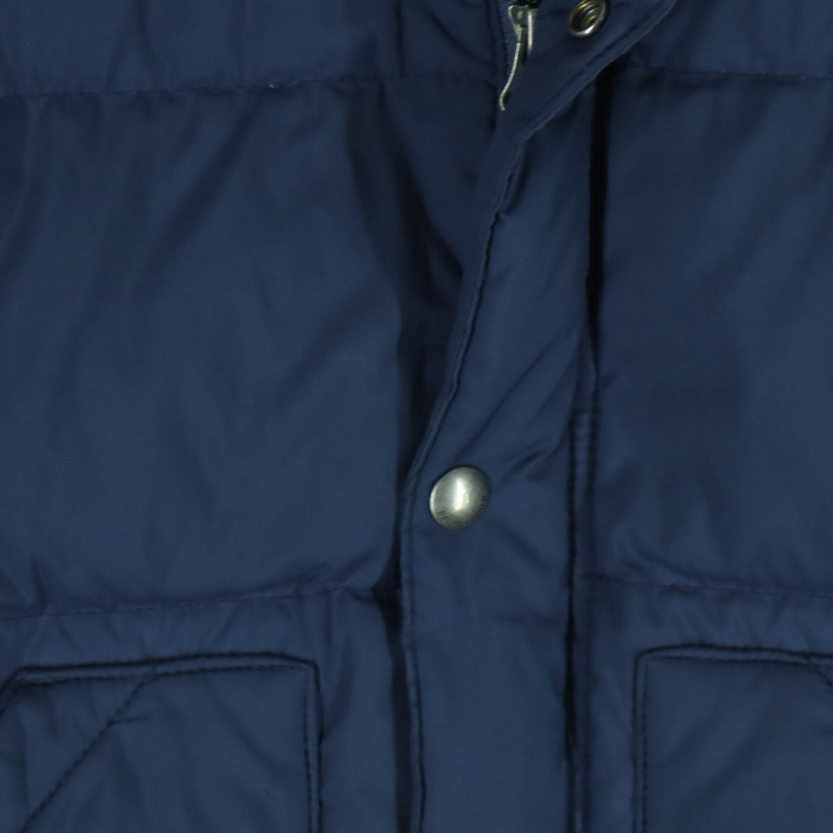 POLO RALPH LAUREN ポロラルフローレン ワンポイントロゴ ツートンカラー 長袖 ダウンジャケット 140 ネイビー キッズ