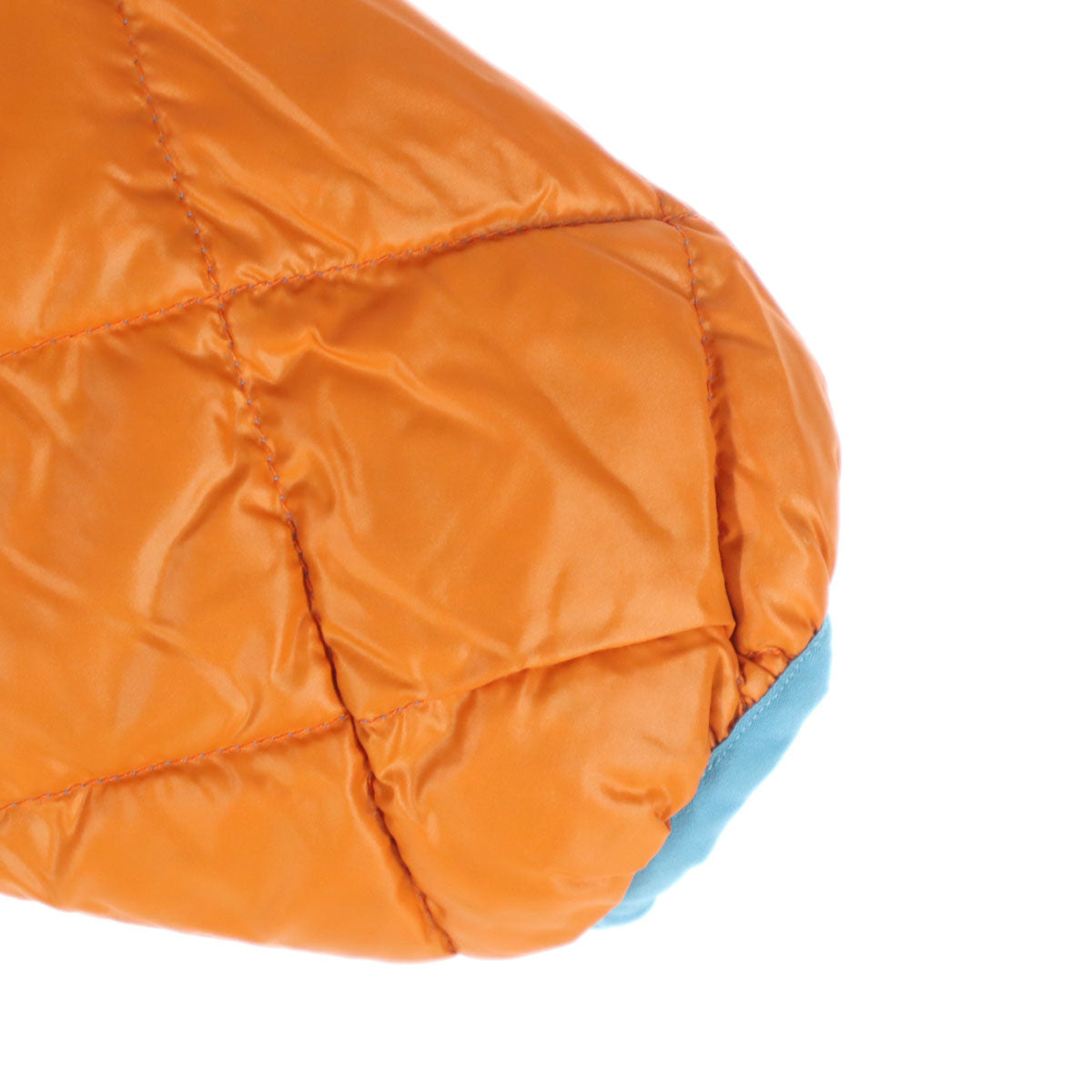 美品 mont-bell モンベル リバーシブル 長袖 ダウンジャケット 90 ブルー系 オレンジ キッズ