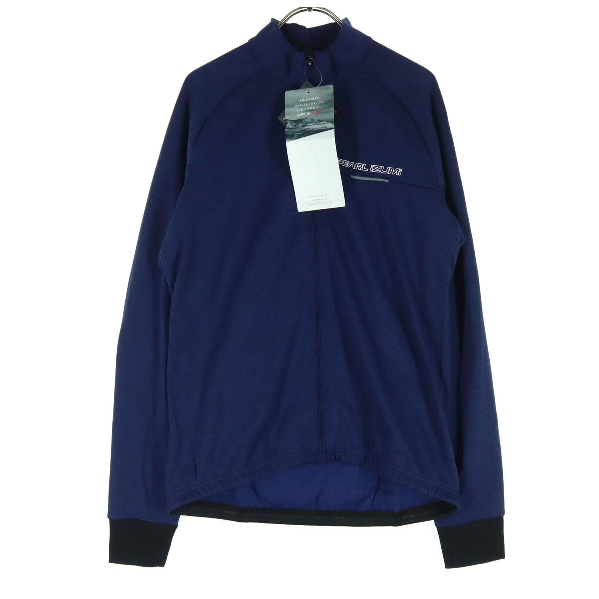 未使用 PEARL IZUMI パールイズミ 日本製 長袖 サイクル ジャージジャケット XL ネイビー メンズ