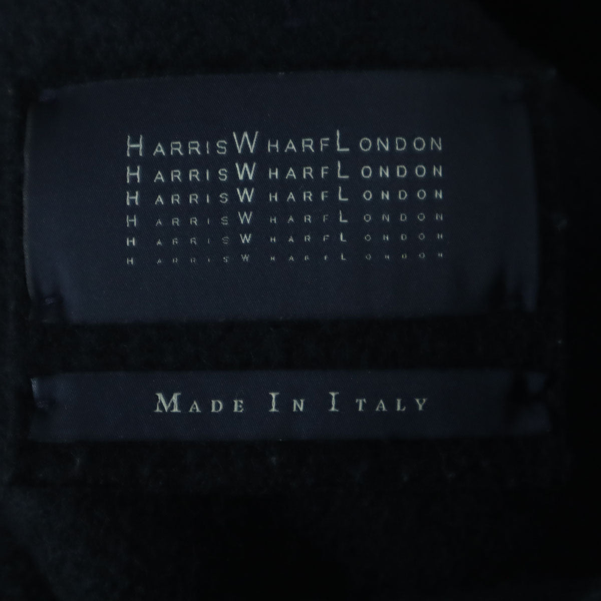 HARRISWHARFLONDON ハリスワーフロンドン 長袖 ウール テーラードジャケット 46 ネイビー メンズ