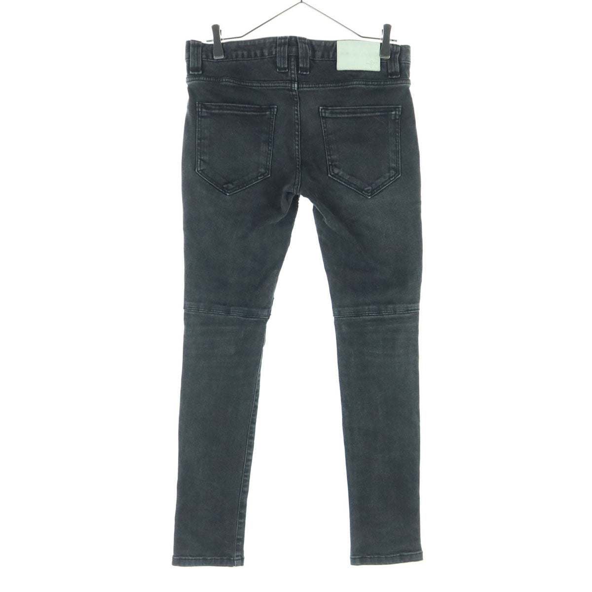 NO ID BLACK ノーアイディー ブラック ライダース スキニーデニムパンツ 1 ブラック メンズ