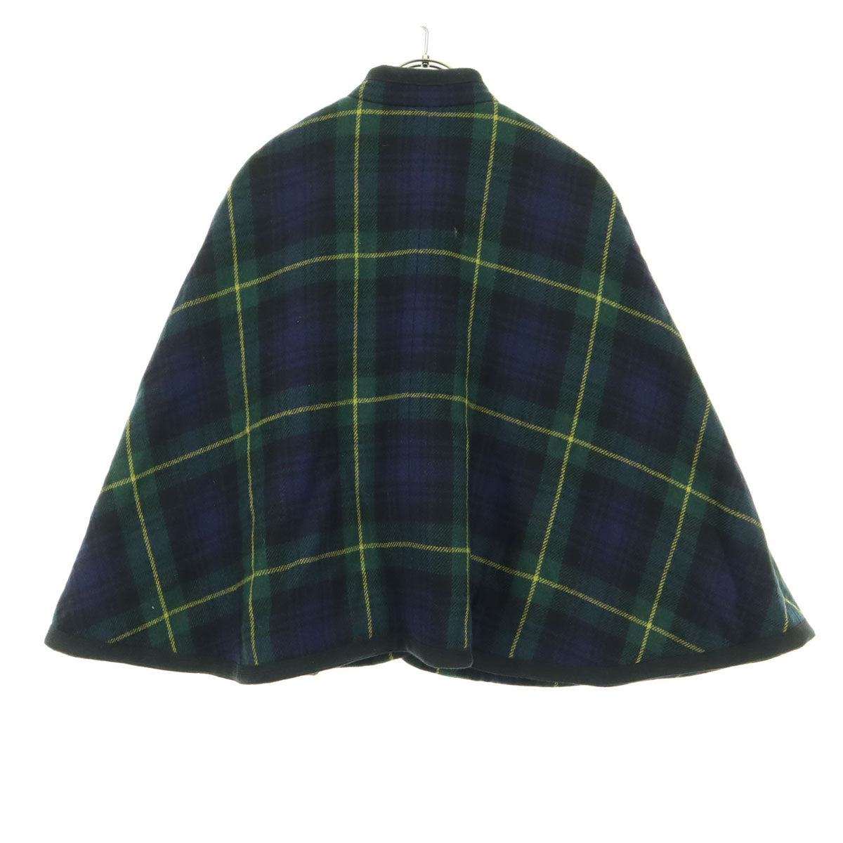 POLO RALPH LAUREN ポロラルフローレン チェック柄 長袖 チャイナボタン ポンチョ M グリーン キッズ