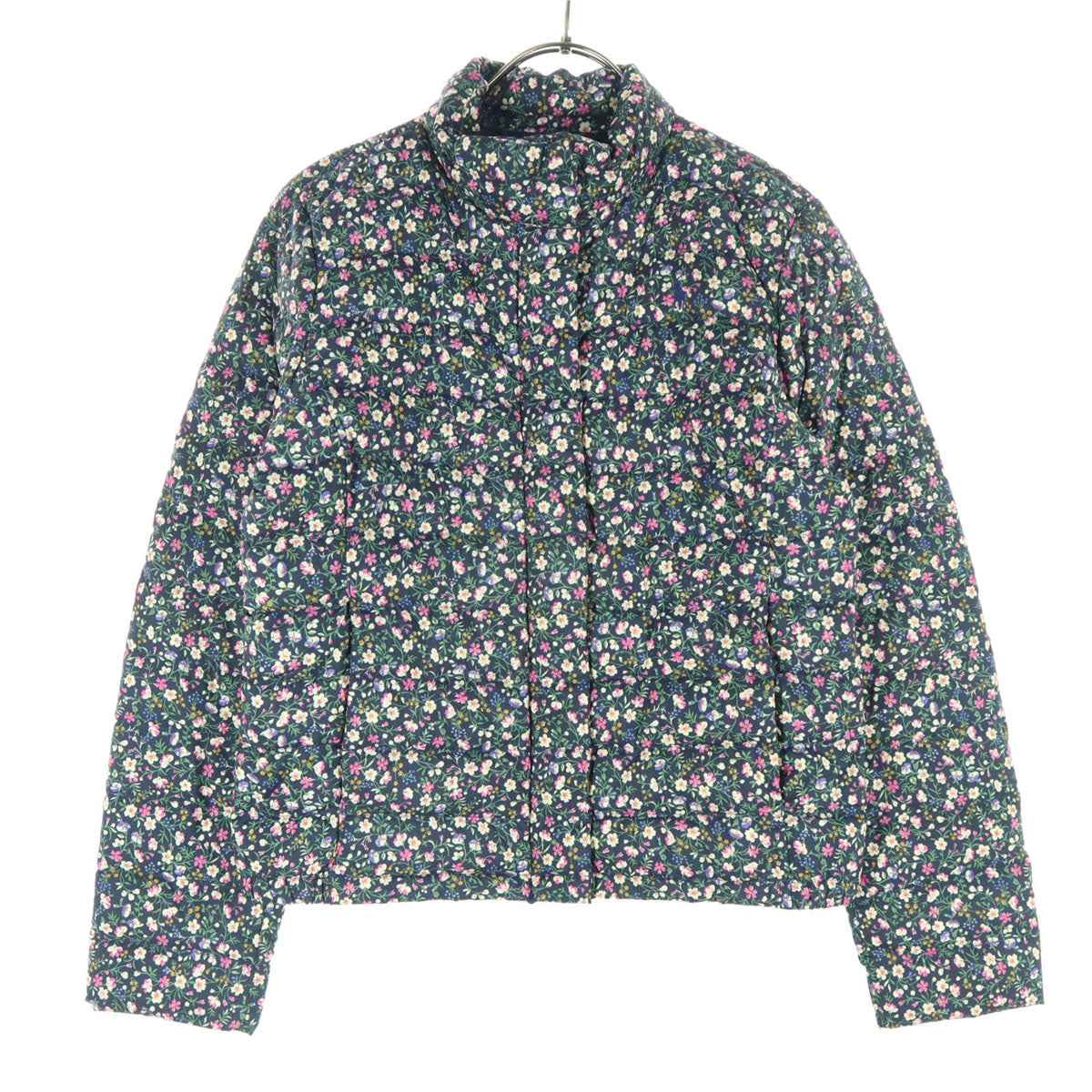 美品 POLO RALPH LAUREN ポロラルフローレン 花柄 長袖 ダウンジャケット L ブラック キッズ