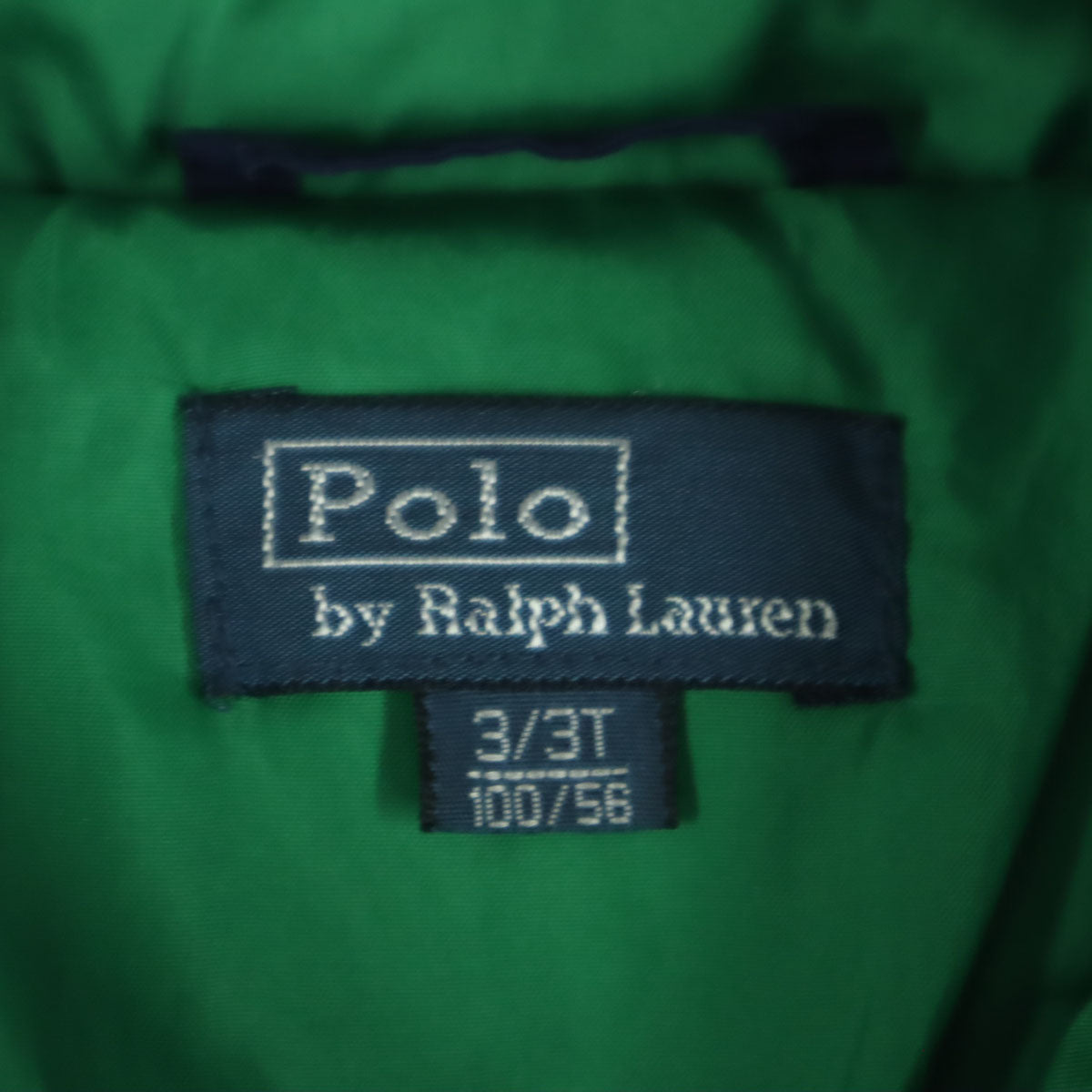 Polo by Ralph Lauren ポロバイラルフローレン ワンポイントロゴ 長袖 ダウンパーカー 3T ネイビー キッズ