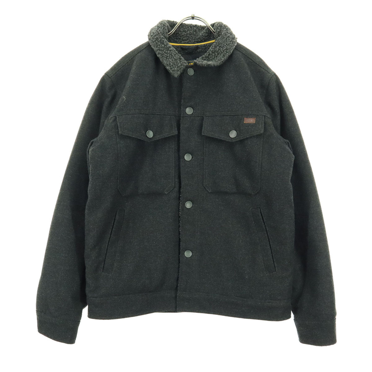 美品 BILLABONG ビラボン BARLOW JACKET 裏ボア ジャケット L グレー メンズ
